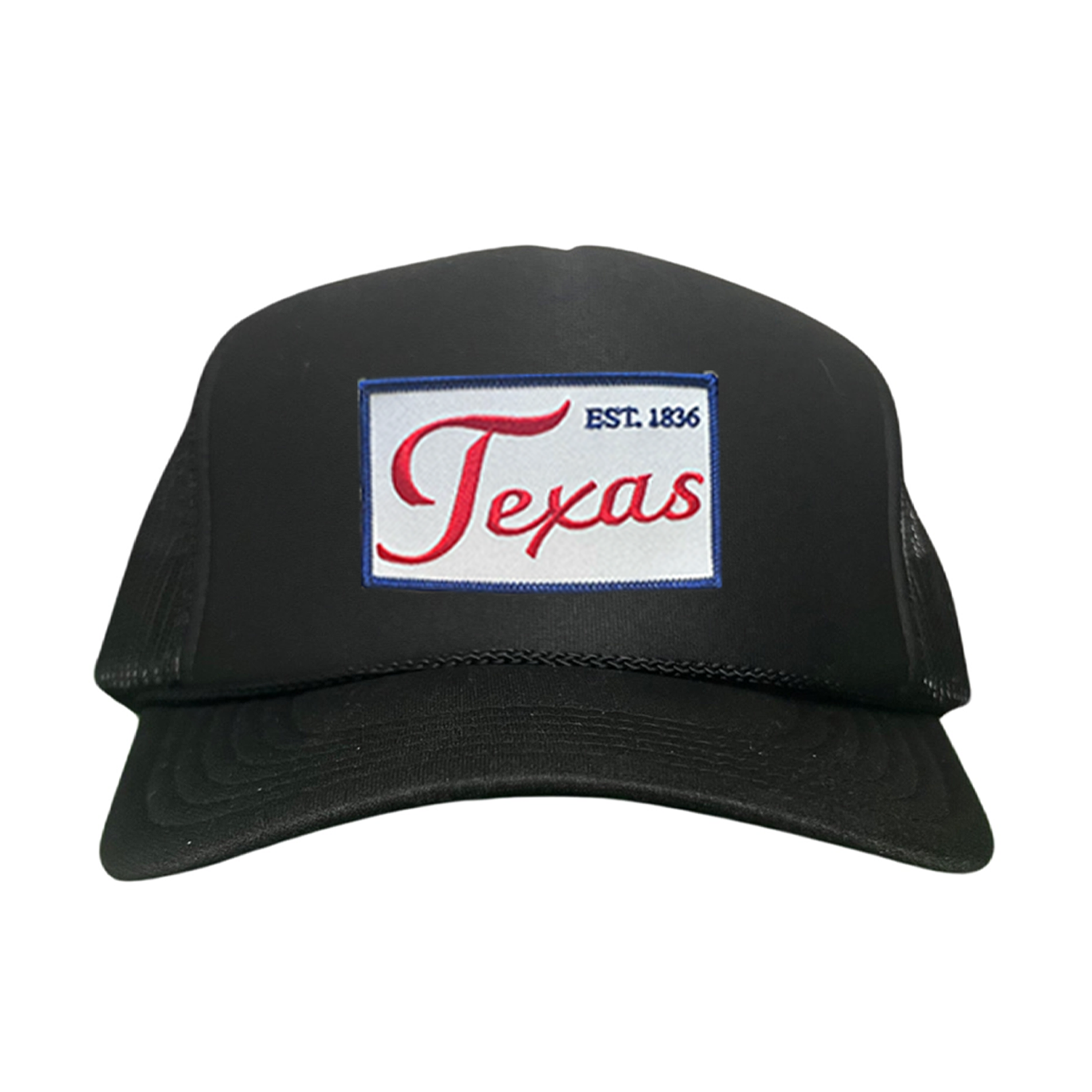 Texas EST 1836 Script Hat - Mesh Snapback, Dad or Rope Style