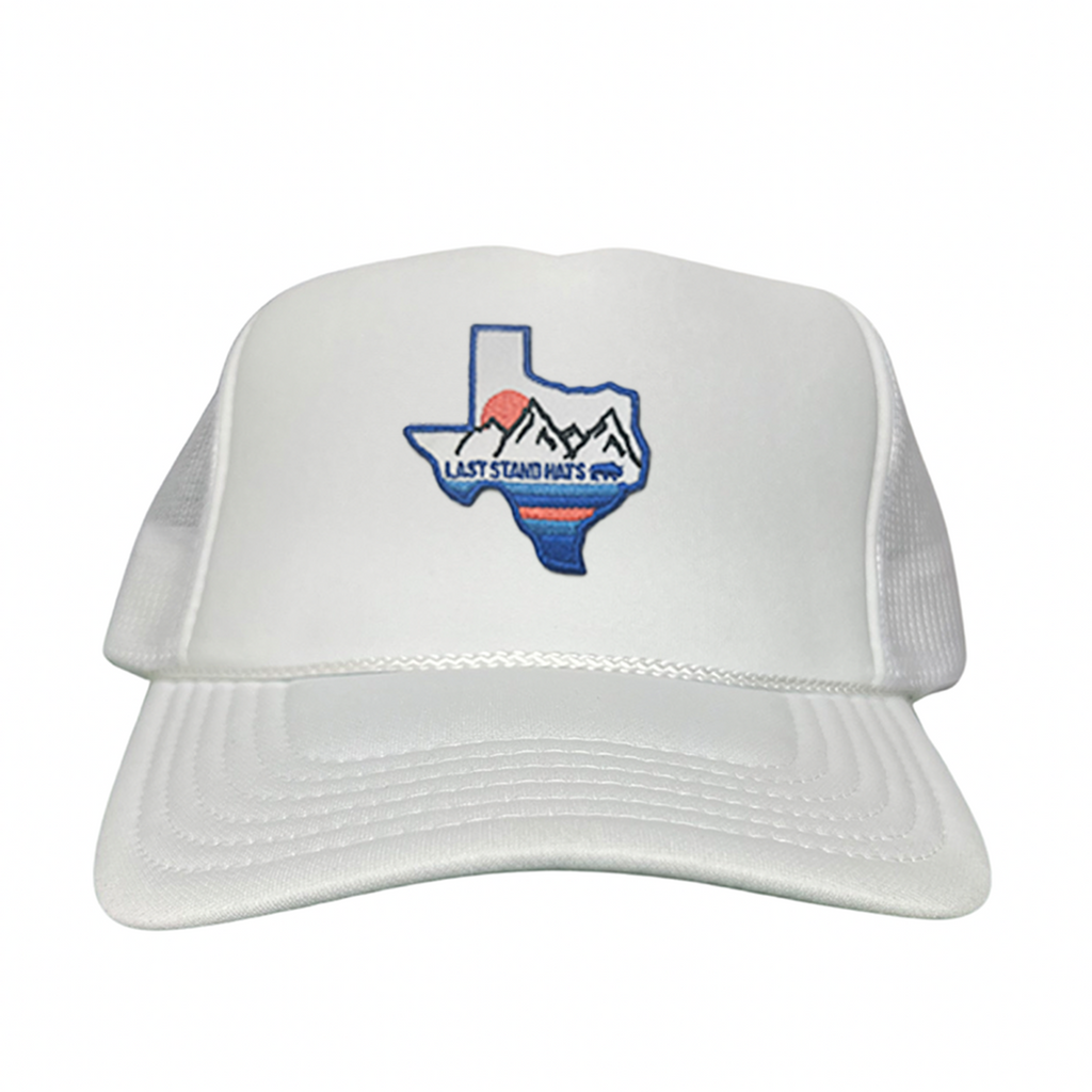 Texas Mountains Blue Graphic Hat - Classic Casual Cap