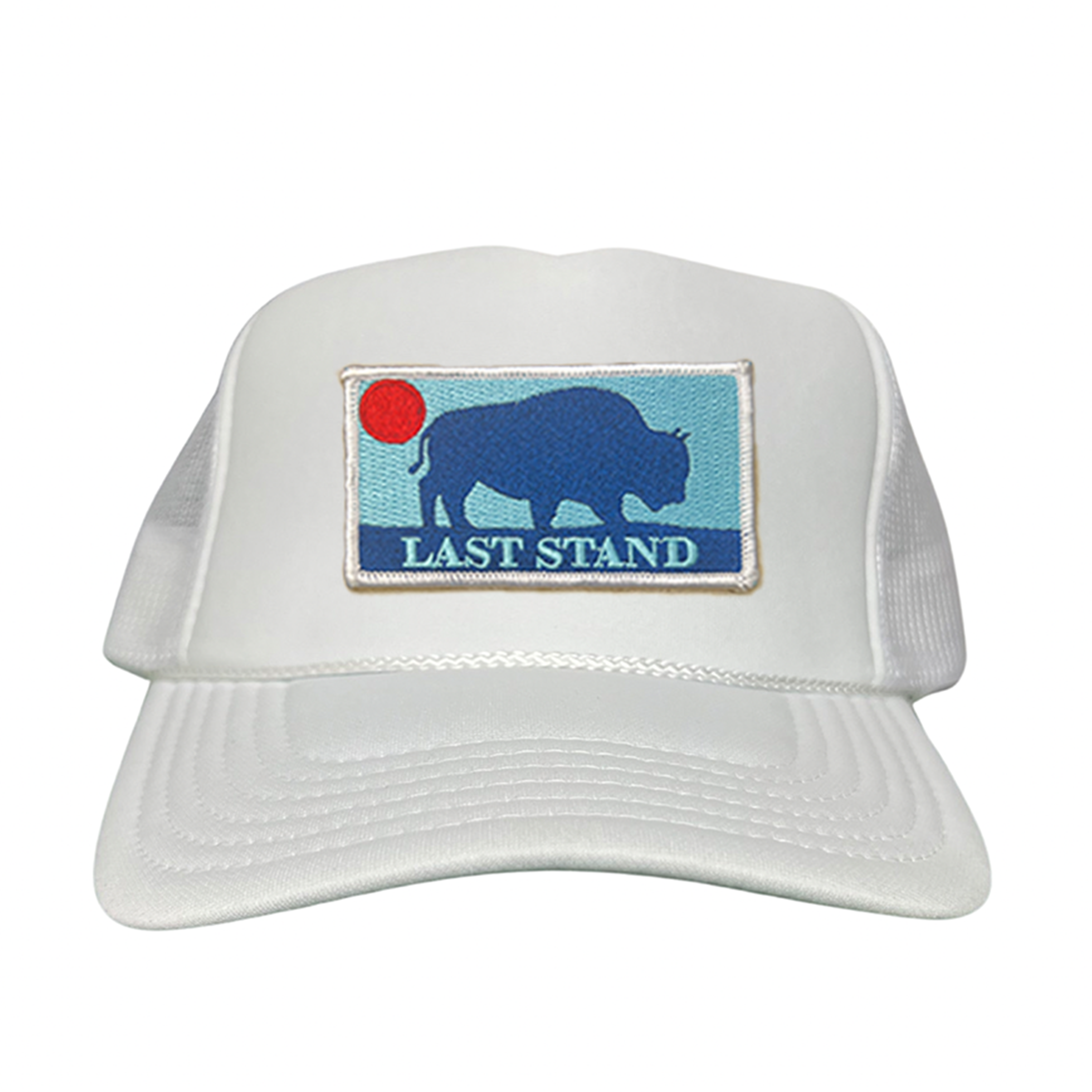Bison Sunset Baseball Cap - Mountain Outdoors Snapback Hat