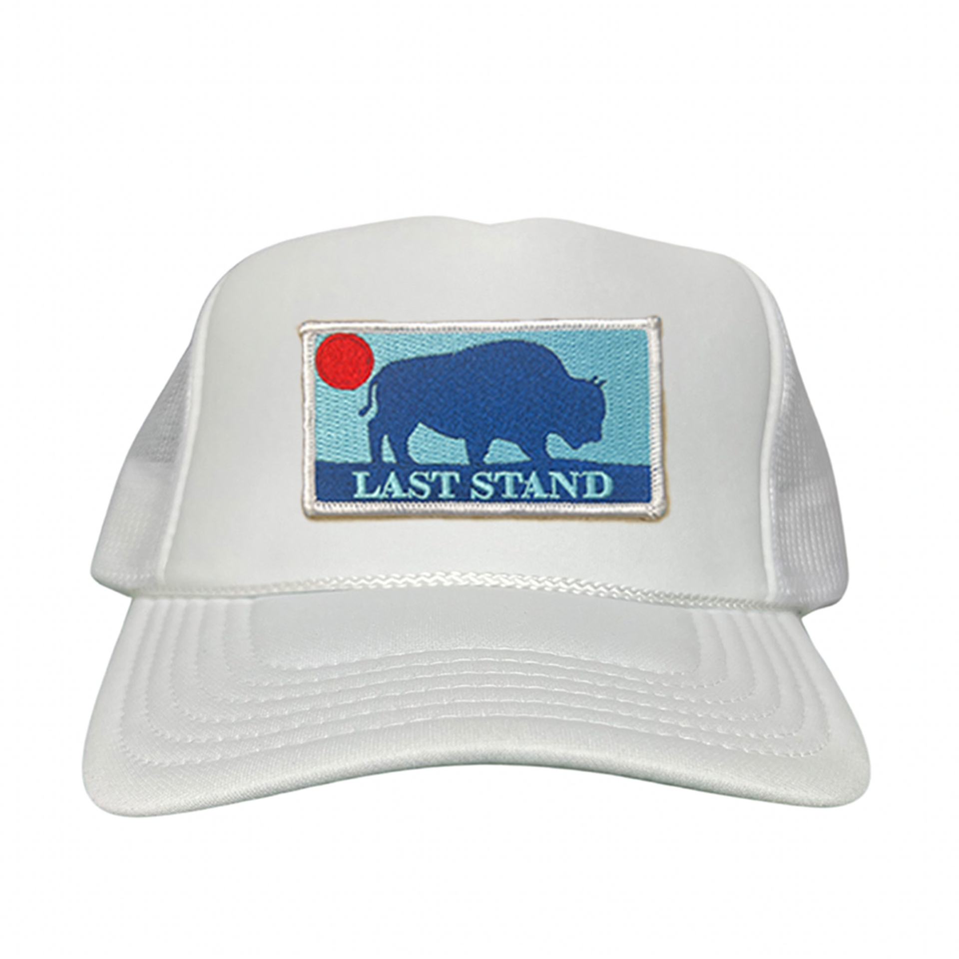 Bison Sunset Baseball Cap - Mountain Outdoors Snapback Hat