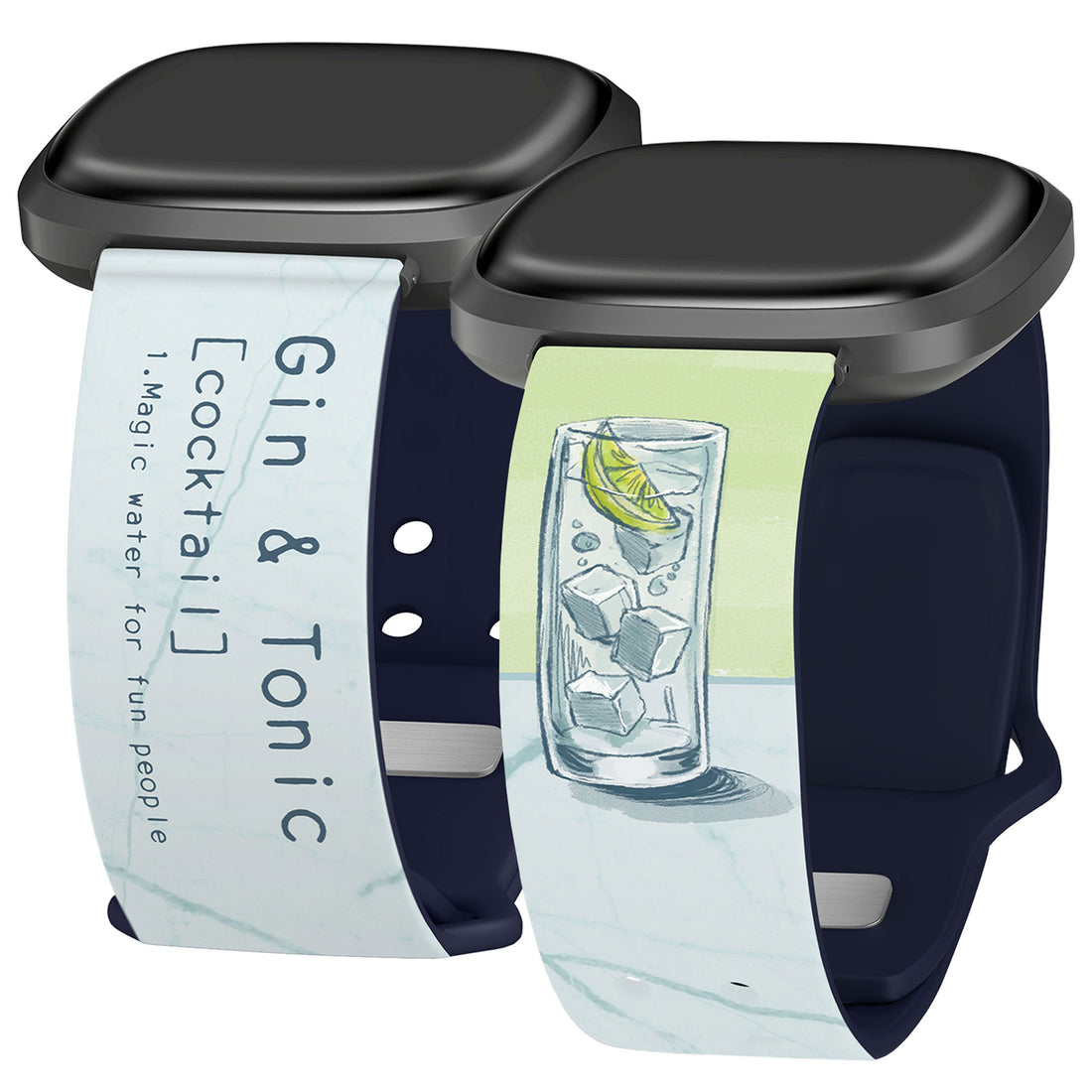 Wine Beer & Booze Champagne Watch Band for Fitbit Versa 3 Sense