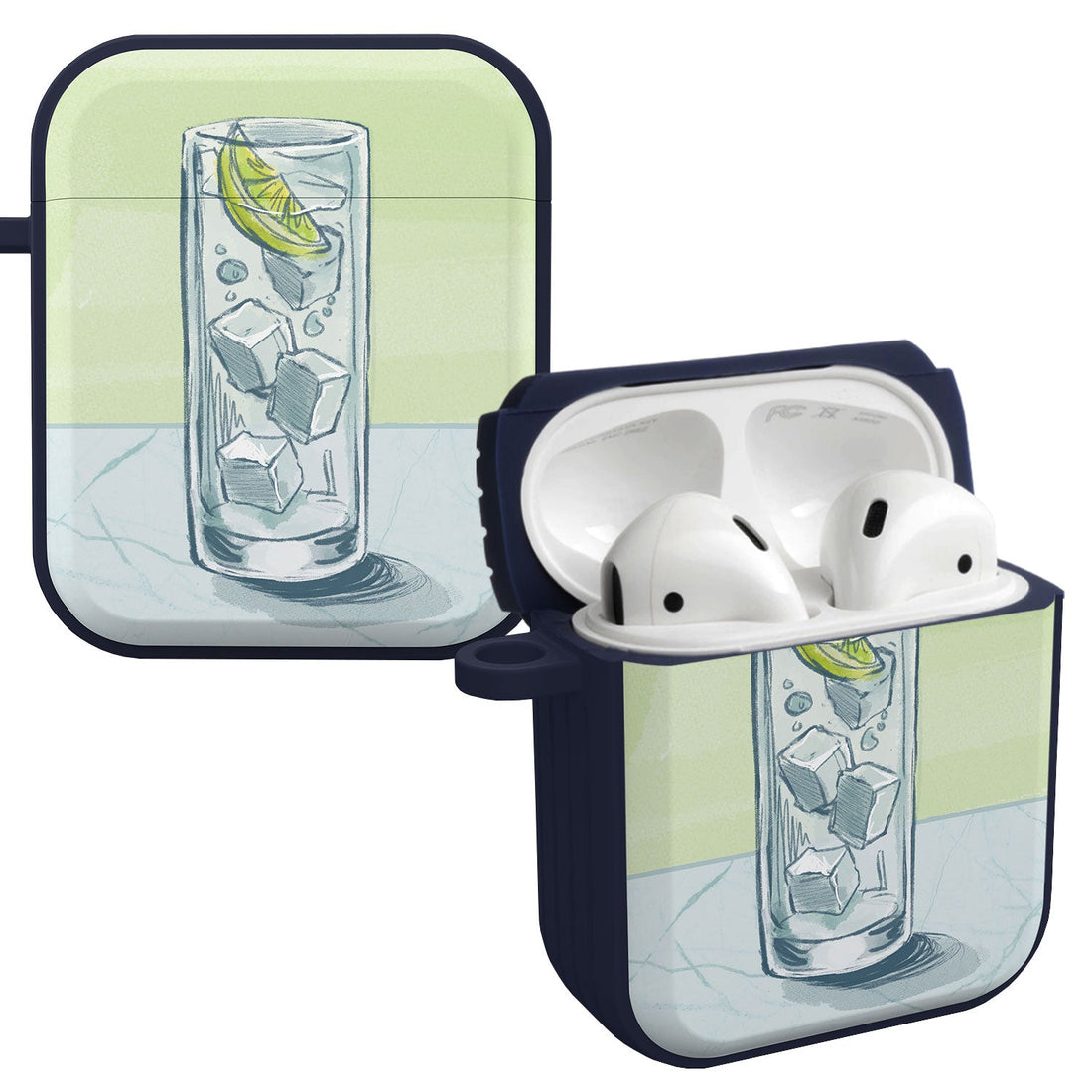 Wine Beer Booze HDX Protective Case for Apple AirPods Gen 1 2