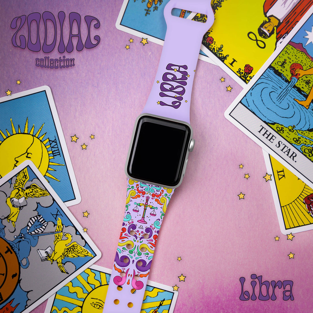Zodiac Collection HD Apple Watch Band with Psychedelic Art