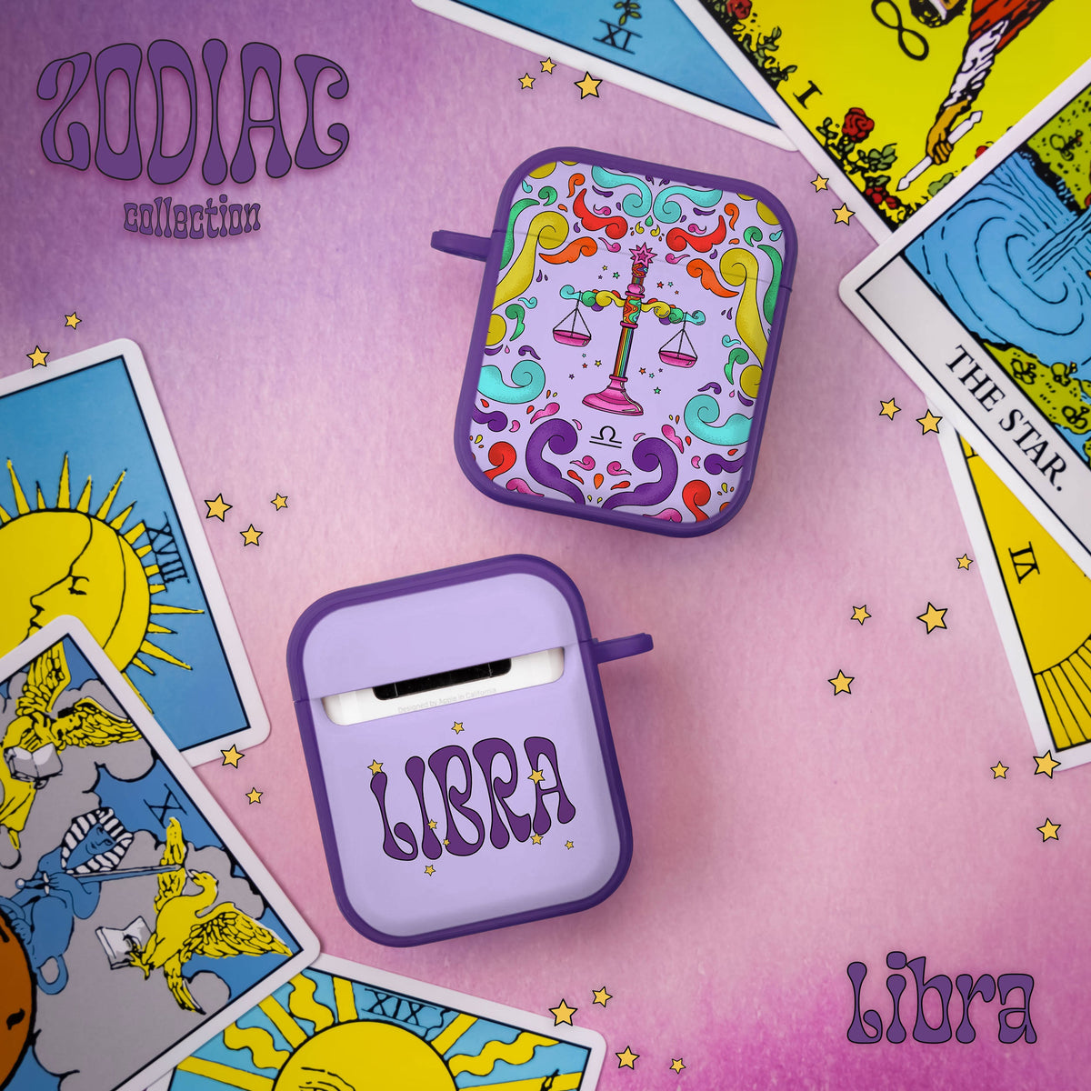 Zodiac Collection Protective Case for Apple AirPods Gen 1 & 2 - Image 22