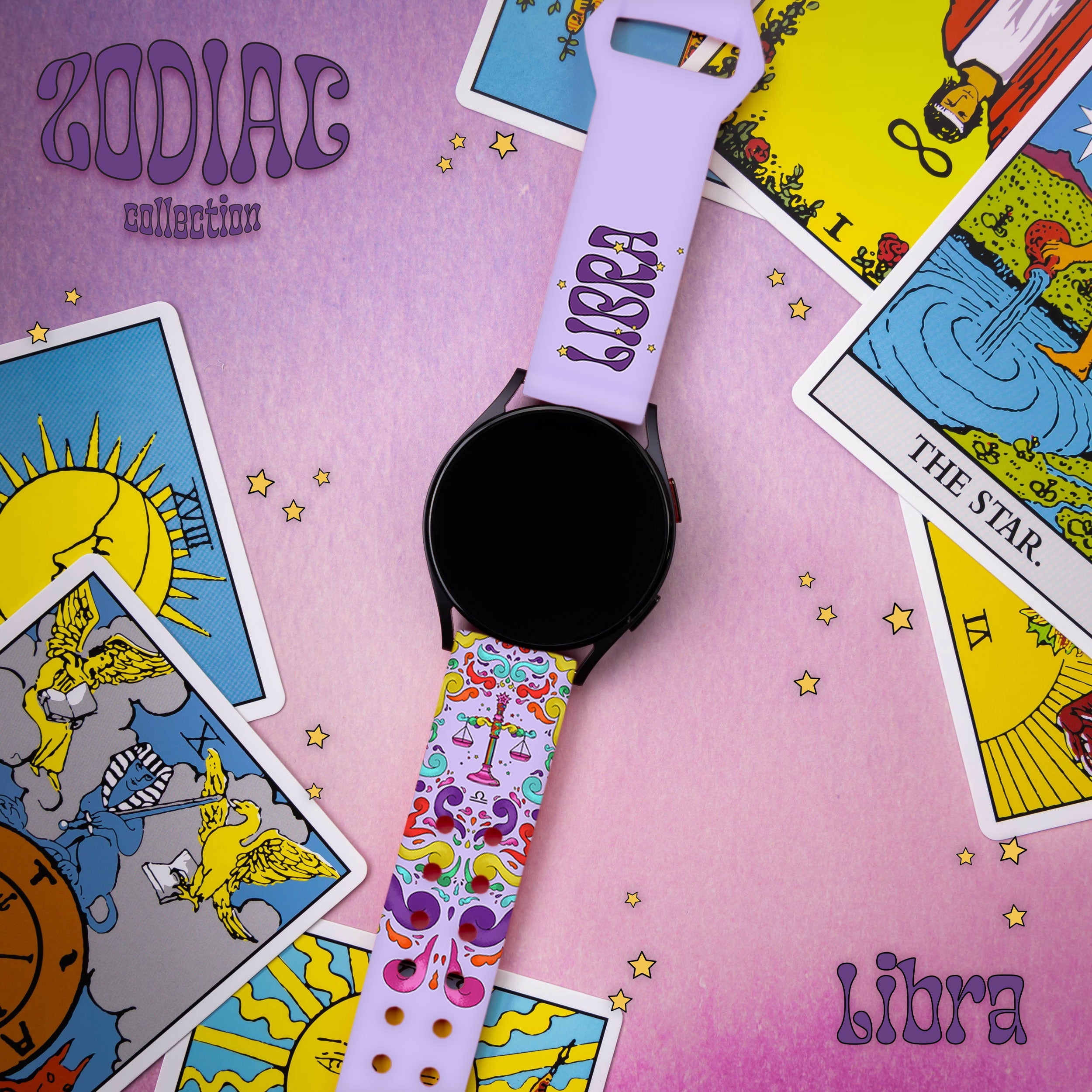 Zodiac Collection HD Watchband for Samsung Galaxy 20mm Watches