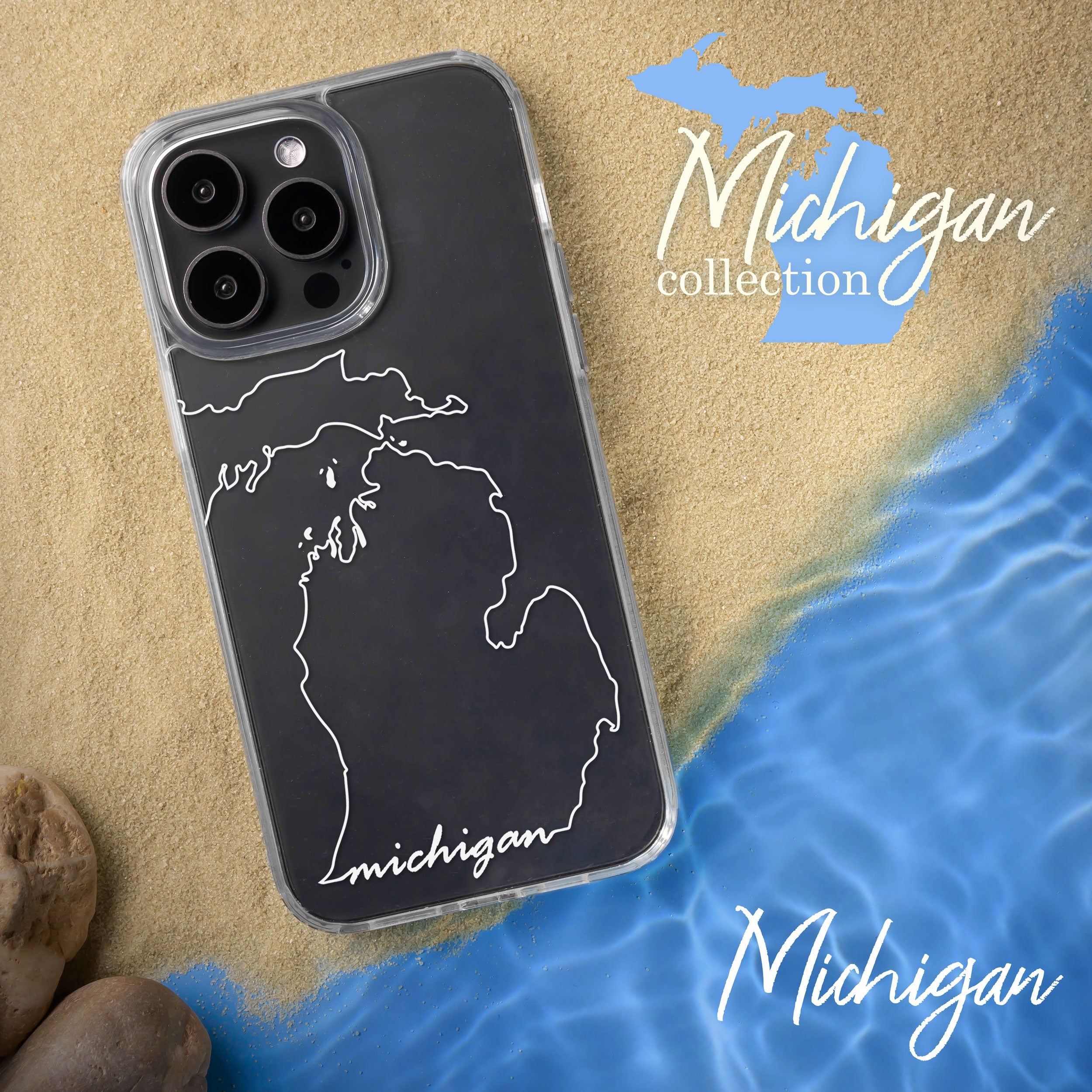 Michigan HD Apple iPhone 15 Series Mag-Safe Phone Case
