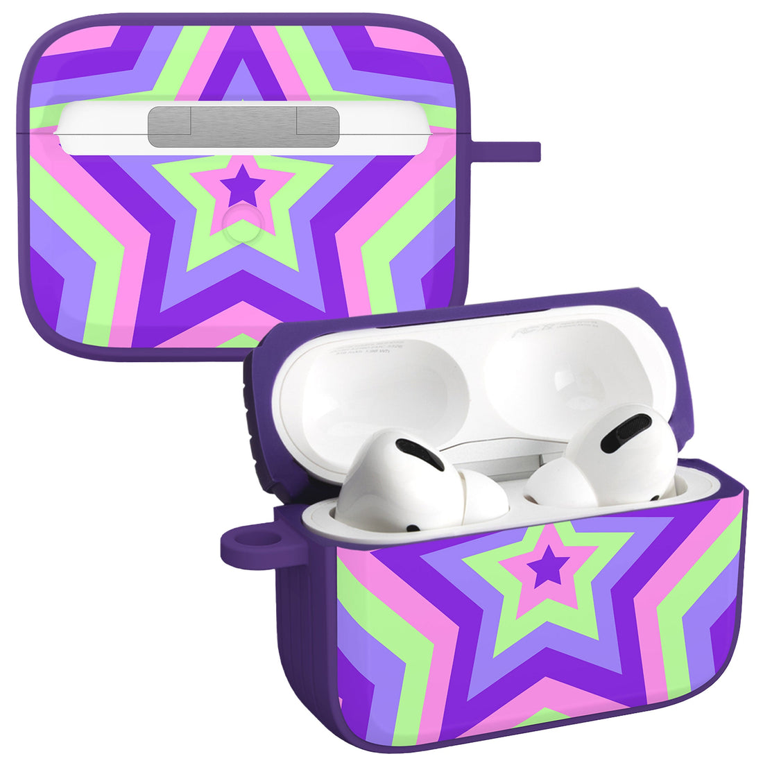 Y2K Smiley Face Apple AirPods Pro 1 & 2 Case Cover Protective