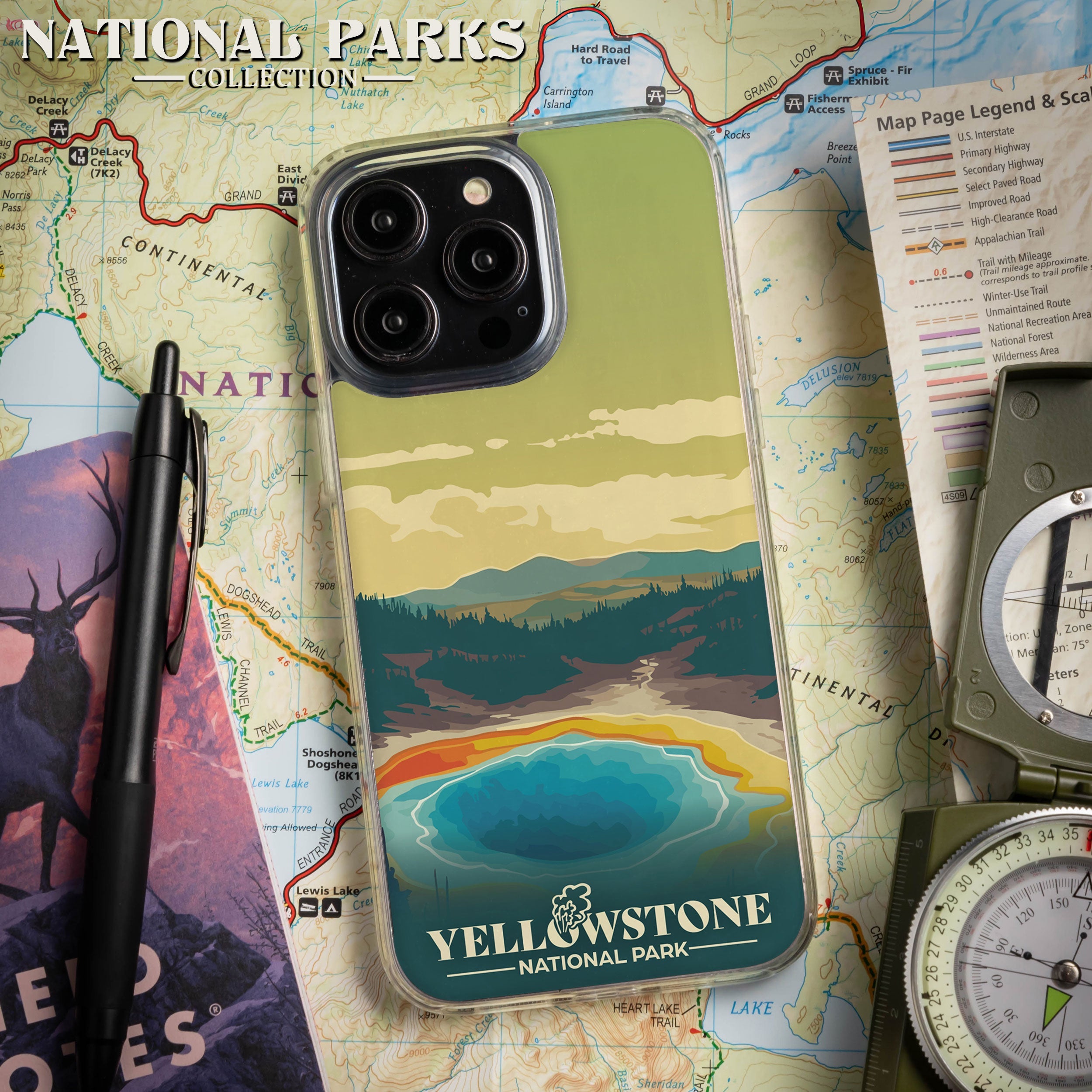 Yellowstone National Park HD MagSafe Case for iPhone 14 Series