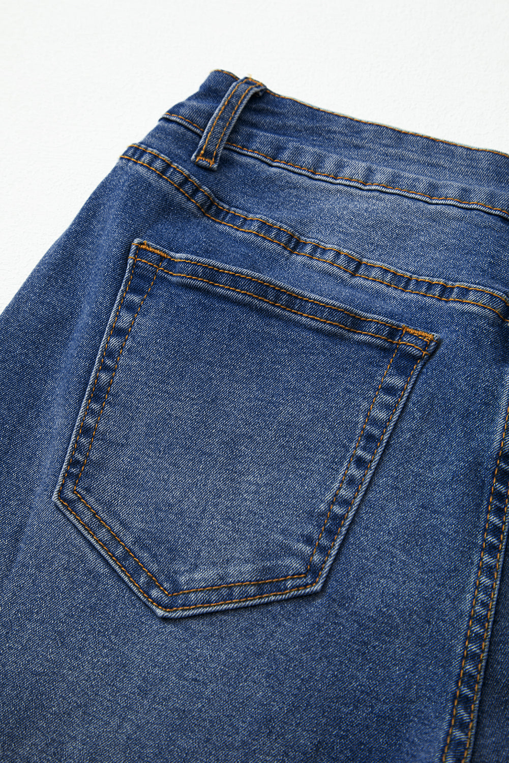 Black Raw Hem Unique Cuffs Straight High Rise Loose Jeans