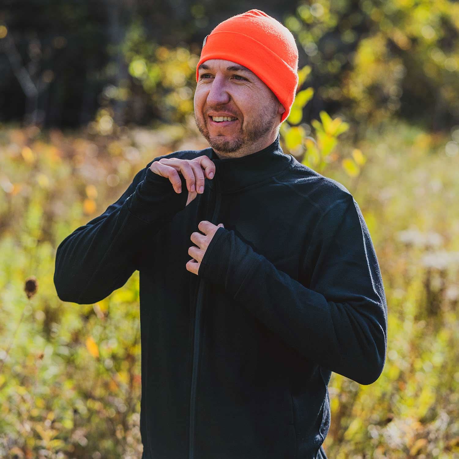 Men's Heavyweight Merino Wool Full Zip Sweater