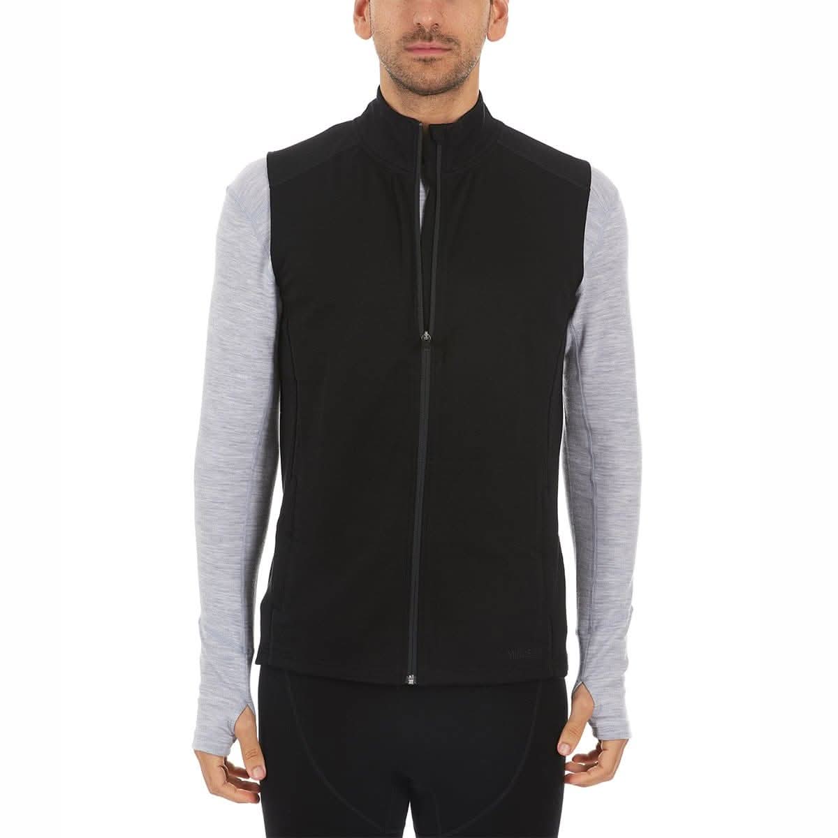 Heavyweight Merino Wool Men's Vest - Athletic Outdoor Layer