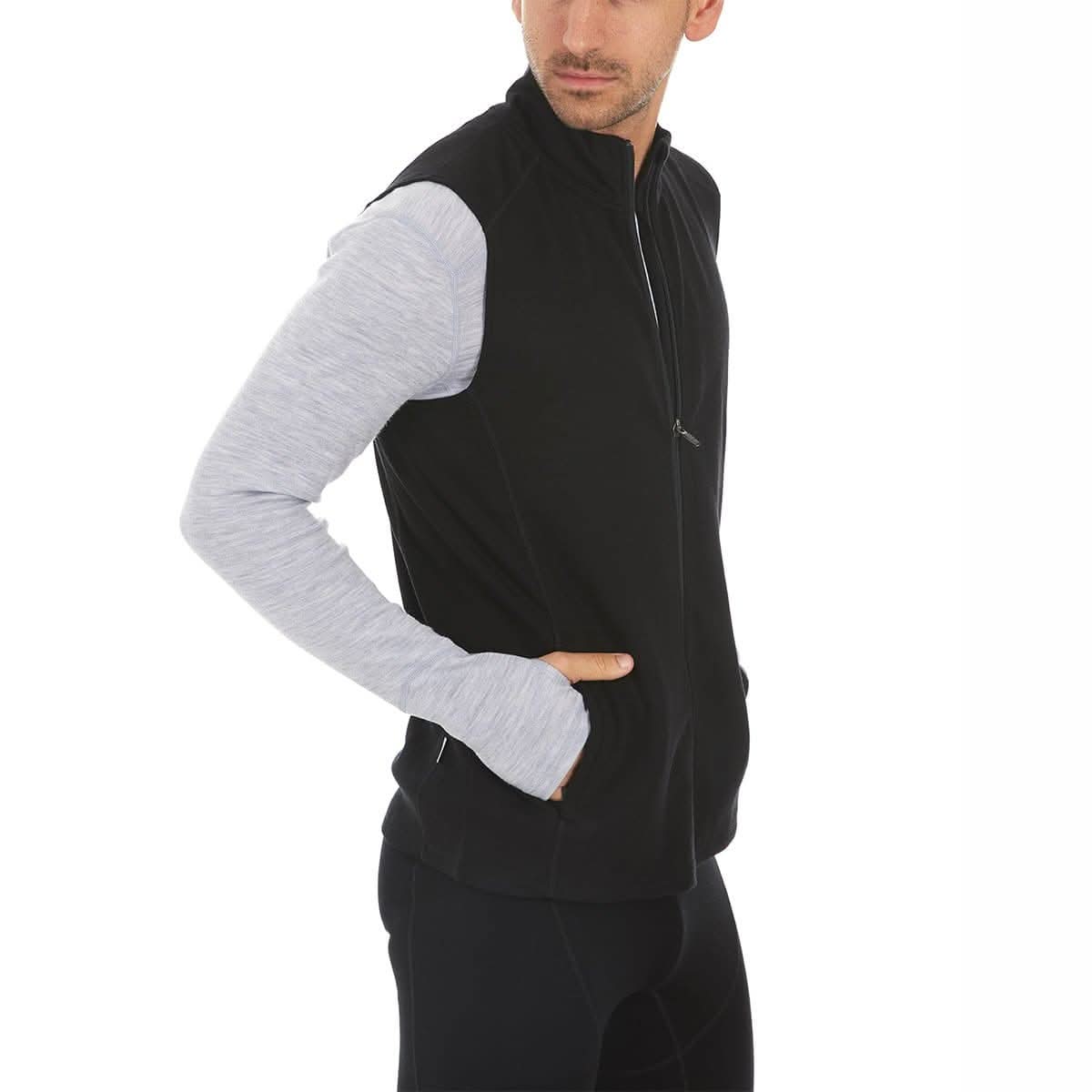 Heavyweight Merino Wool Men's Vest - Athletic Outdoor Layer