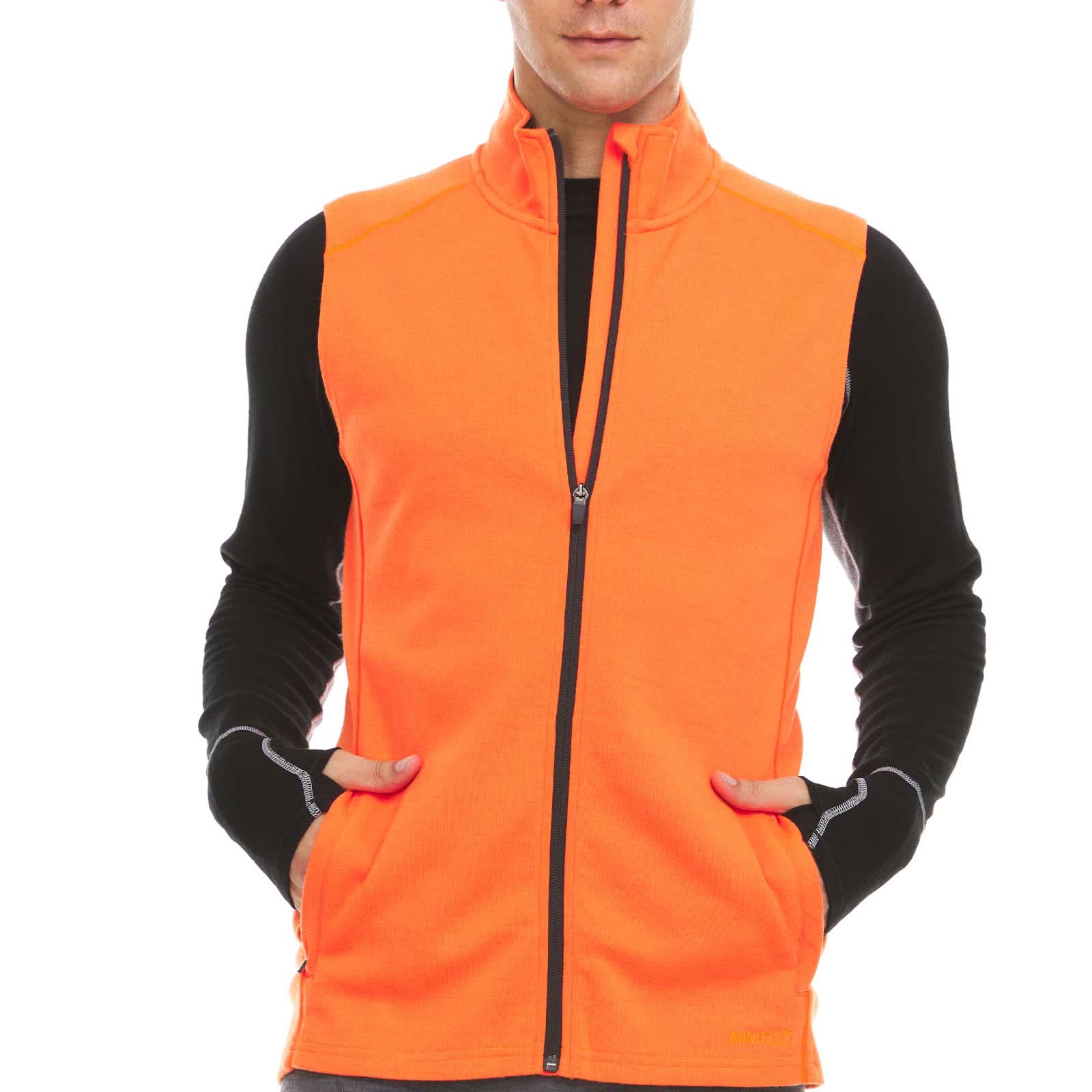 Heavyweight Merino Wool Men's Vest - Athletic Outdoor Layer
