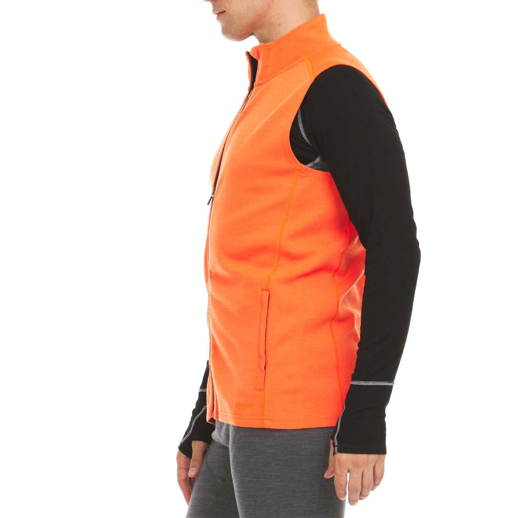 Heavyweight Merino Wool Men's Vest - Athletic Outdoor Layer