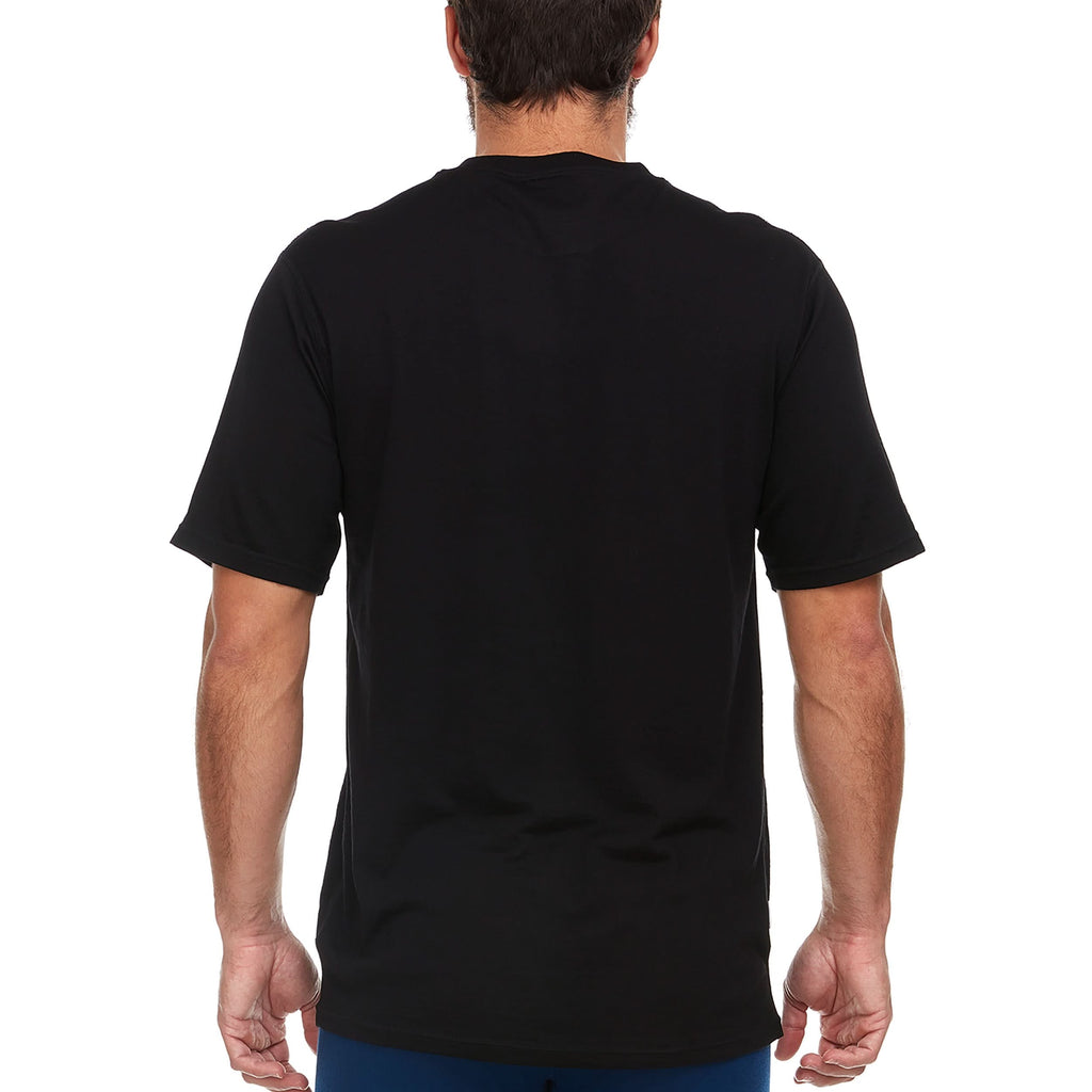 Men's Lightweight Merino Wool Crew Neck T-Shirt - Solid Knit