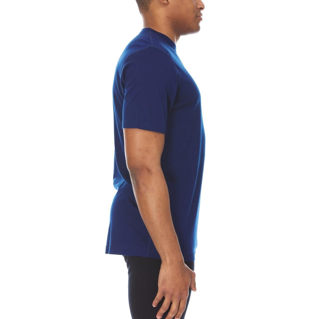 Men's Lightweight Merino Wool Crew Neck T-Shirt - Solid Knit
