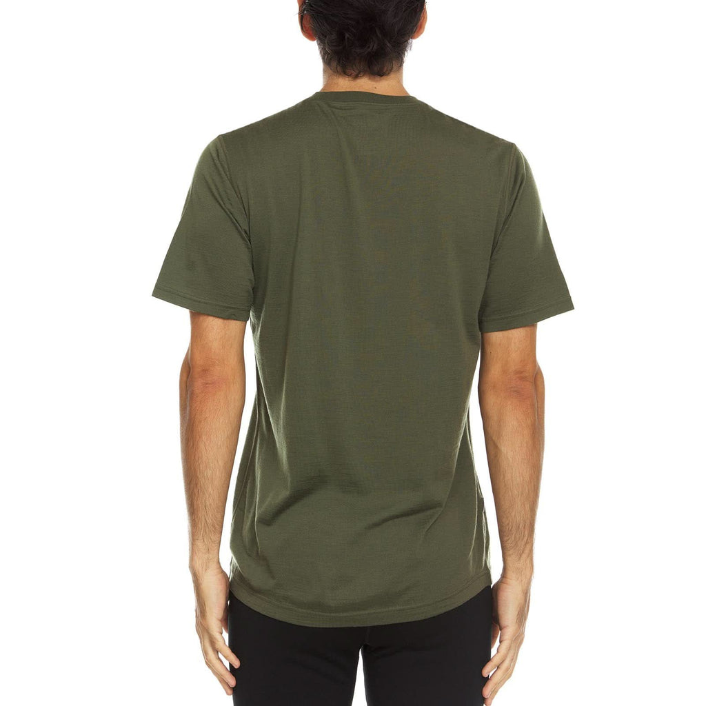 Men's Lightweight Merino Wool Crew Neck T-Shirt - Solid Knit