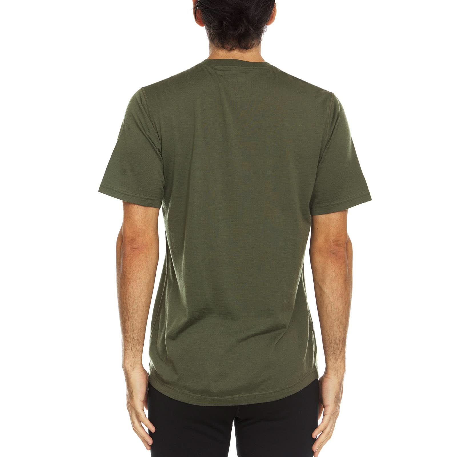 Men's Lightweight Merino Wool Crew Neck T-Shirt - Solid Knit