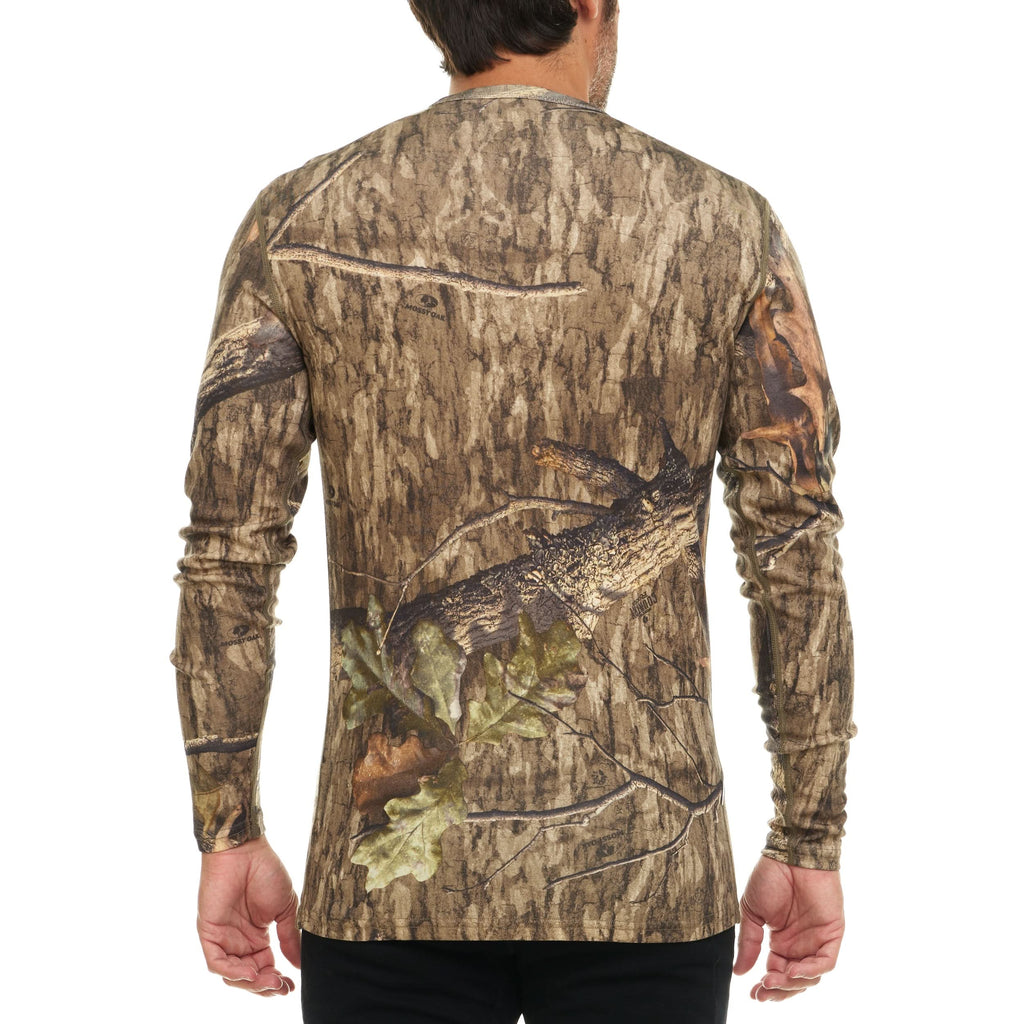Men's Midweight Merino Wool Crew Thermal Top Long Sleeve Base Layer