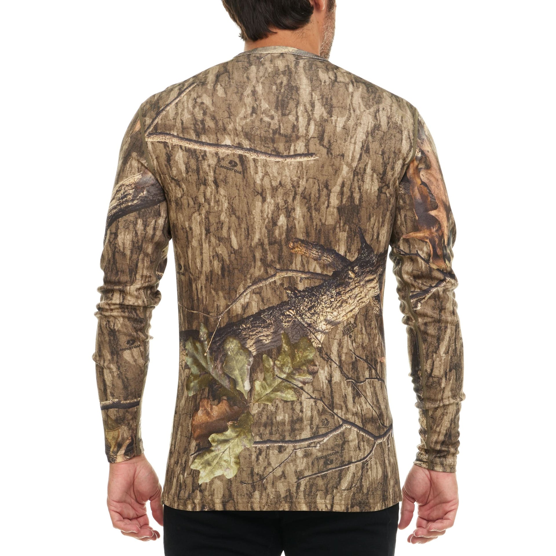 Men's Midweight Merino Wool Crew Thermal Top Long Sleeve Base Layer