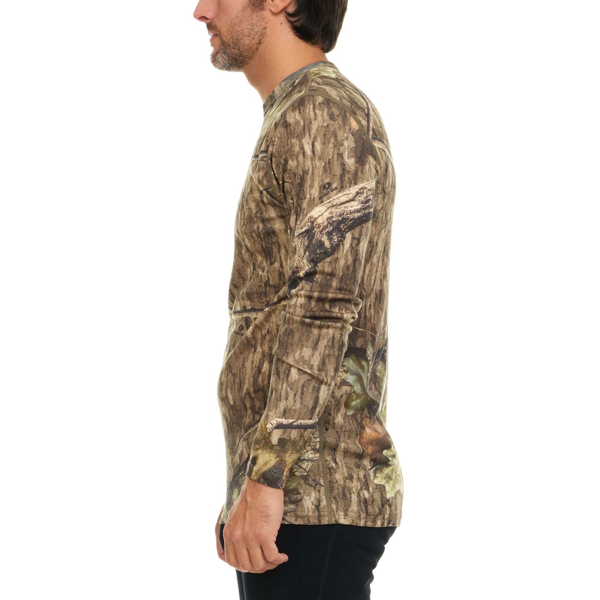 Men's Midweight Merino Wool Crew Thermal Top Long Sleeve Base Layer