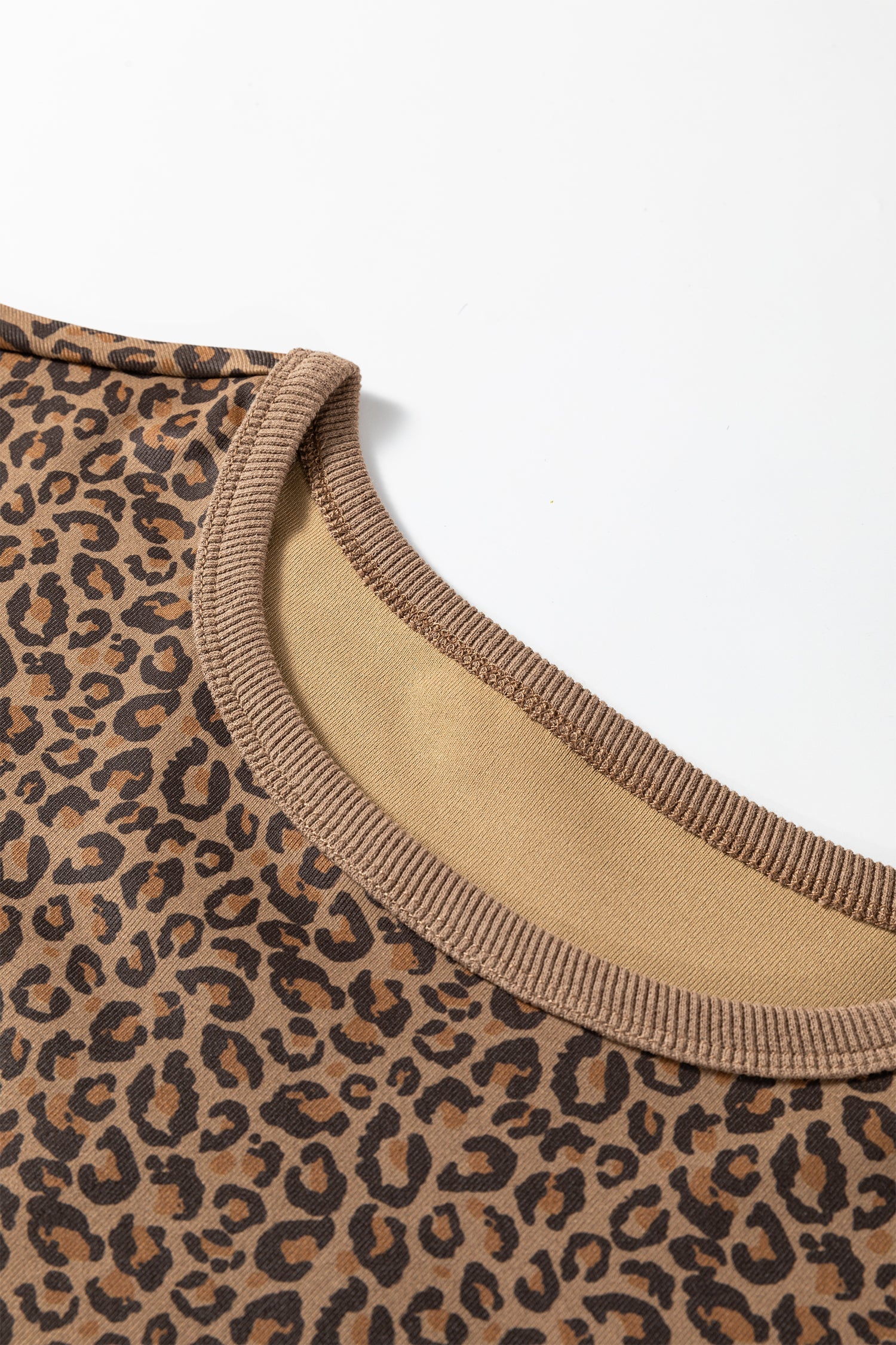 Leopard Fierce Crew Neck T-Shirt