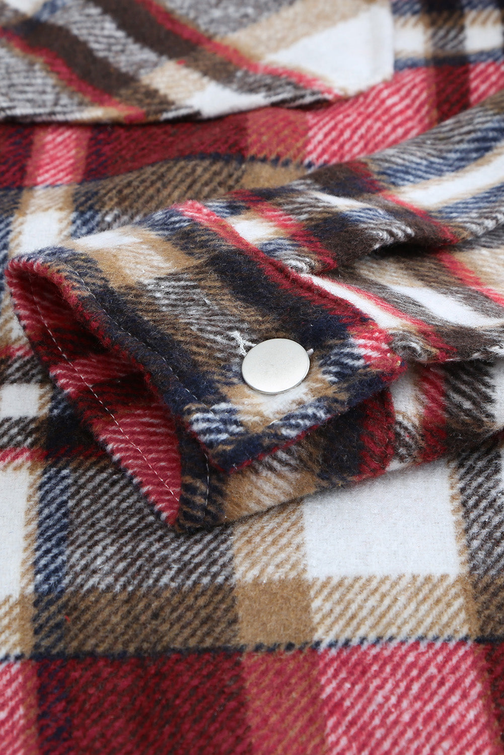 Brown Plaid Flannel Shacket | Button-Up Long Sleeve