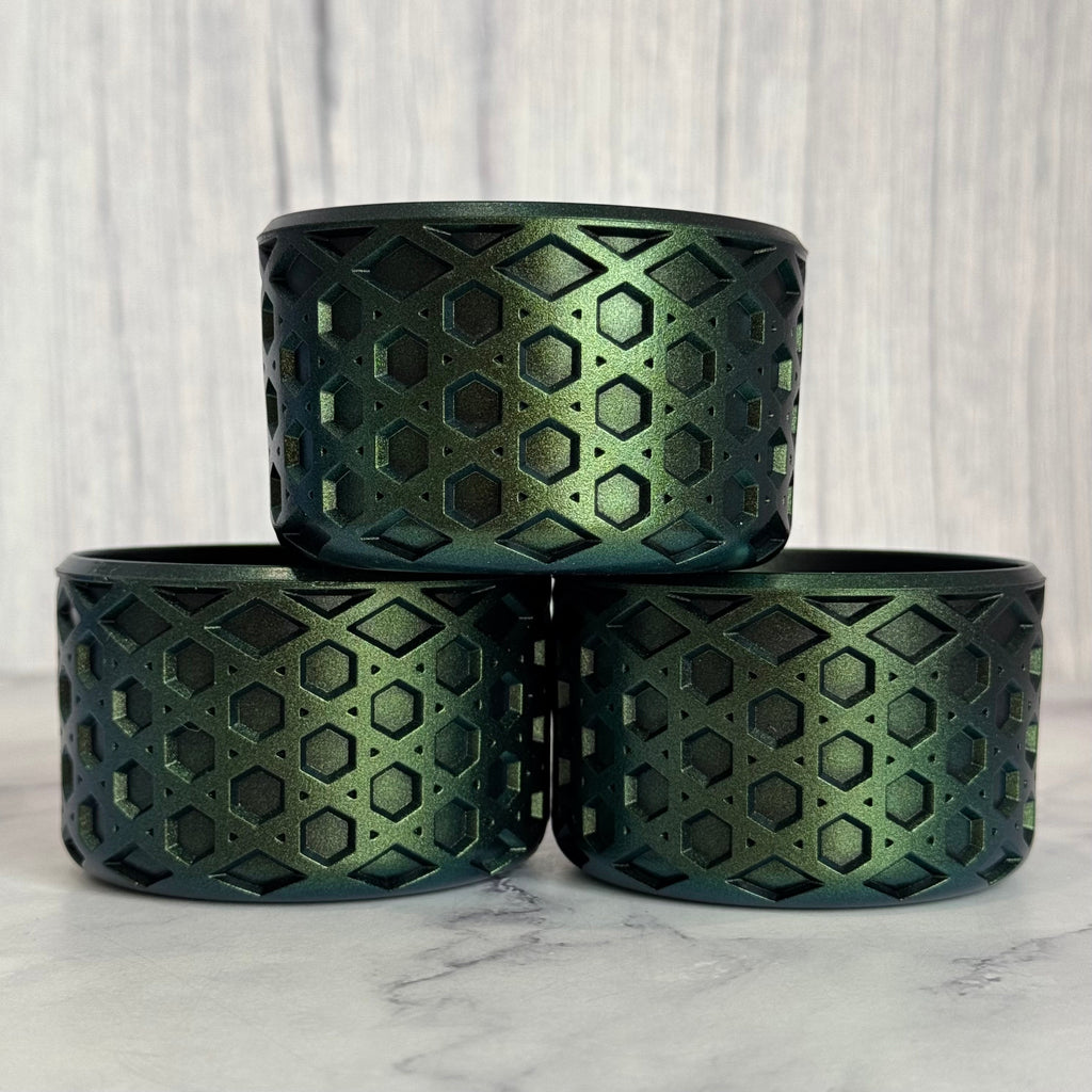 Emerald Shimmer Waffle Boot