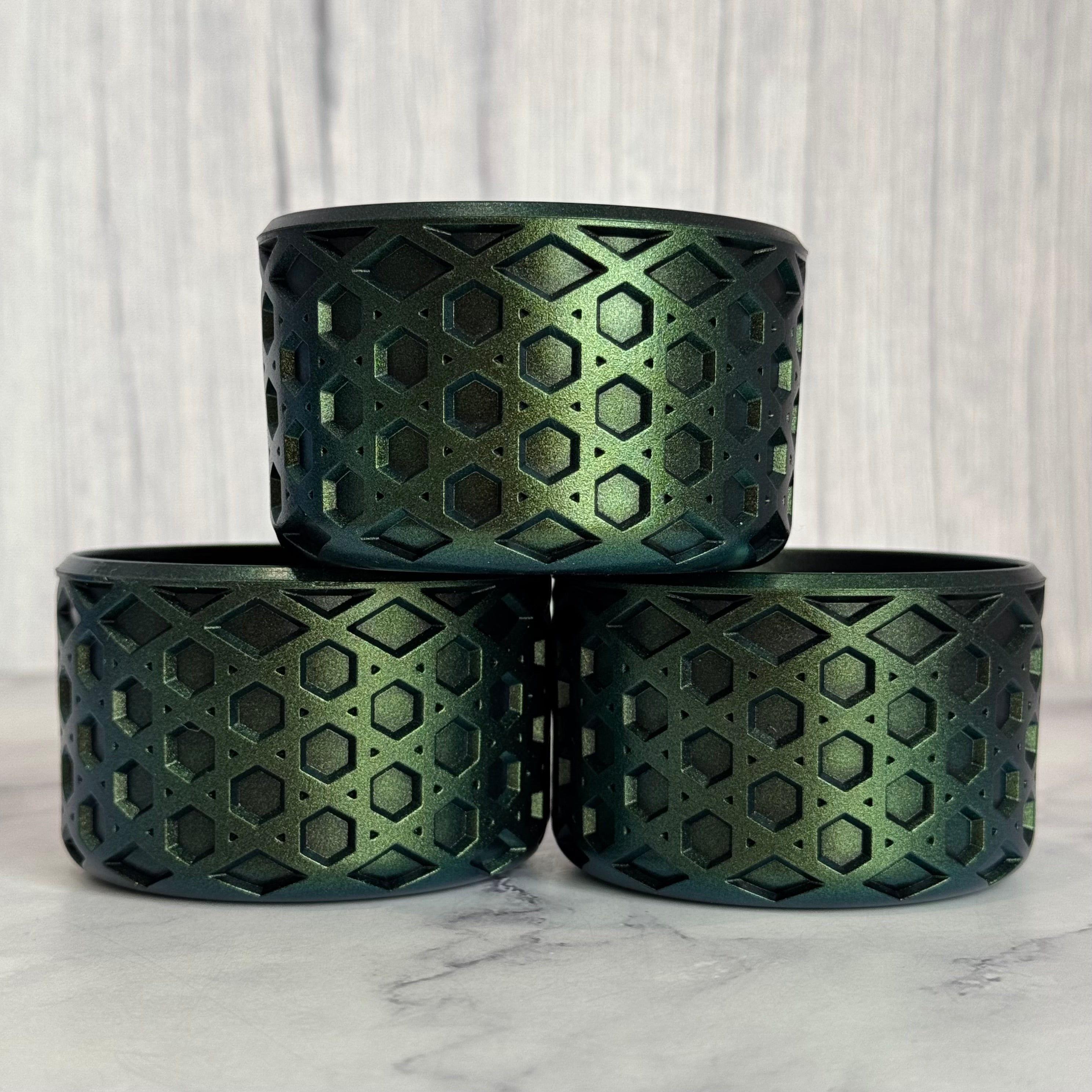 Emerald Shimmer Waffle Boot