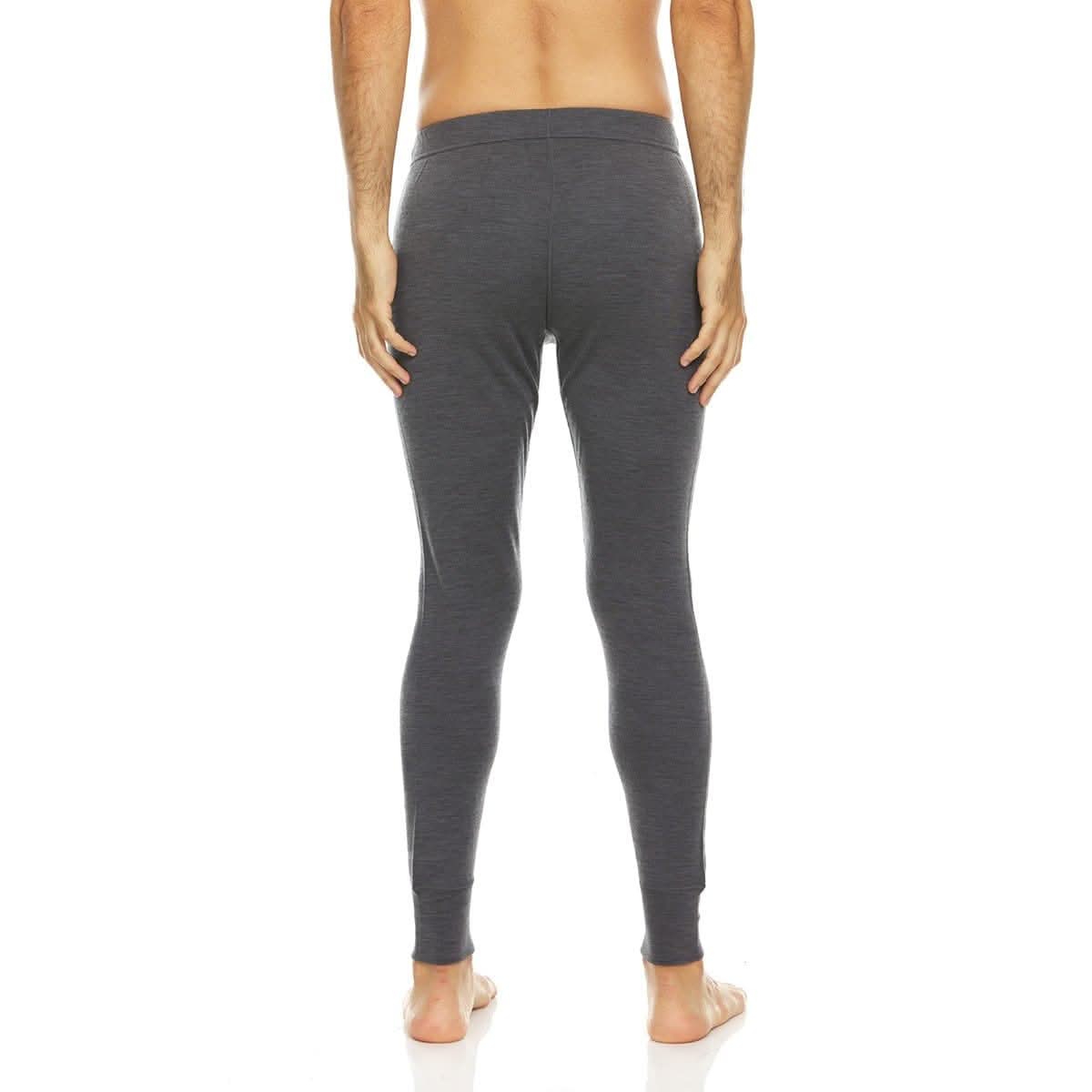 Men's Midweight 100% Merino Wool Thermal Base Layer Bottoms