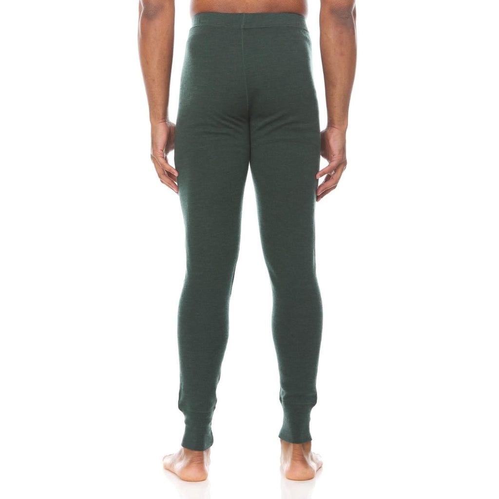 Men's Midweight 100% Merino Wool Thermal Base Layer Bottoms
