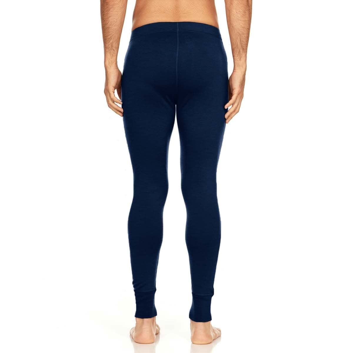 Men's Midweight 100% Merino Wool Thermal Base Layer Bottoms