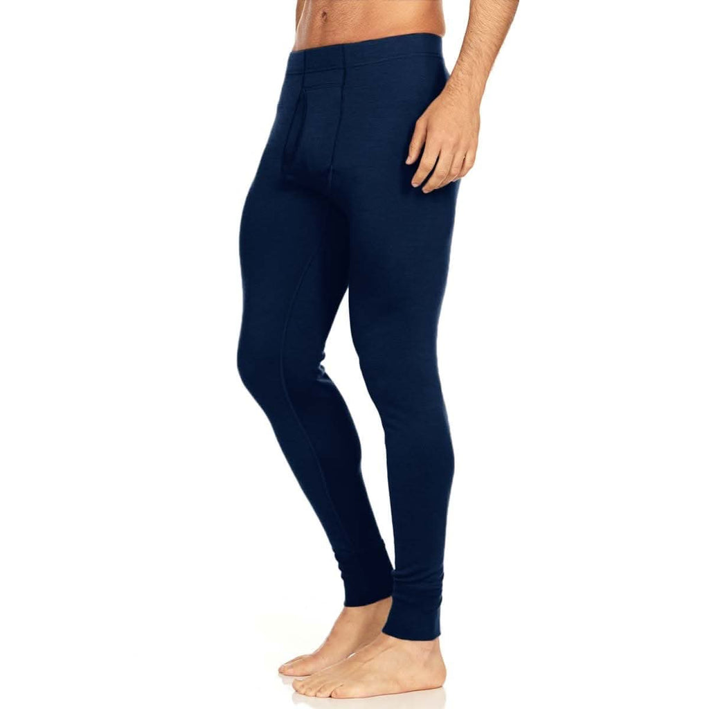 Men's Midweight 100% Merino Wool Thermal Base Layer Bottoms