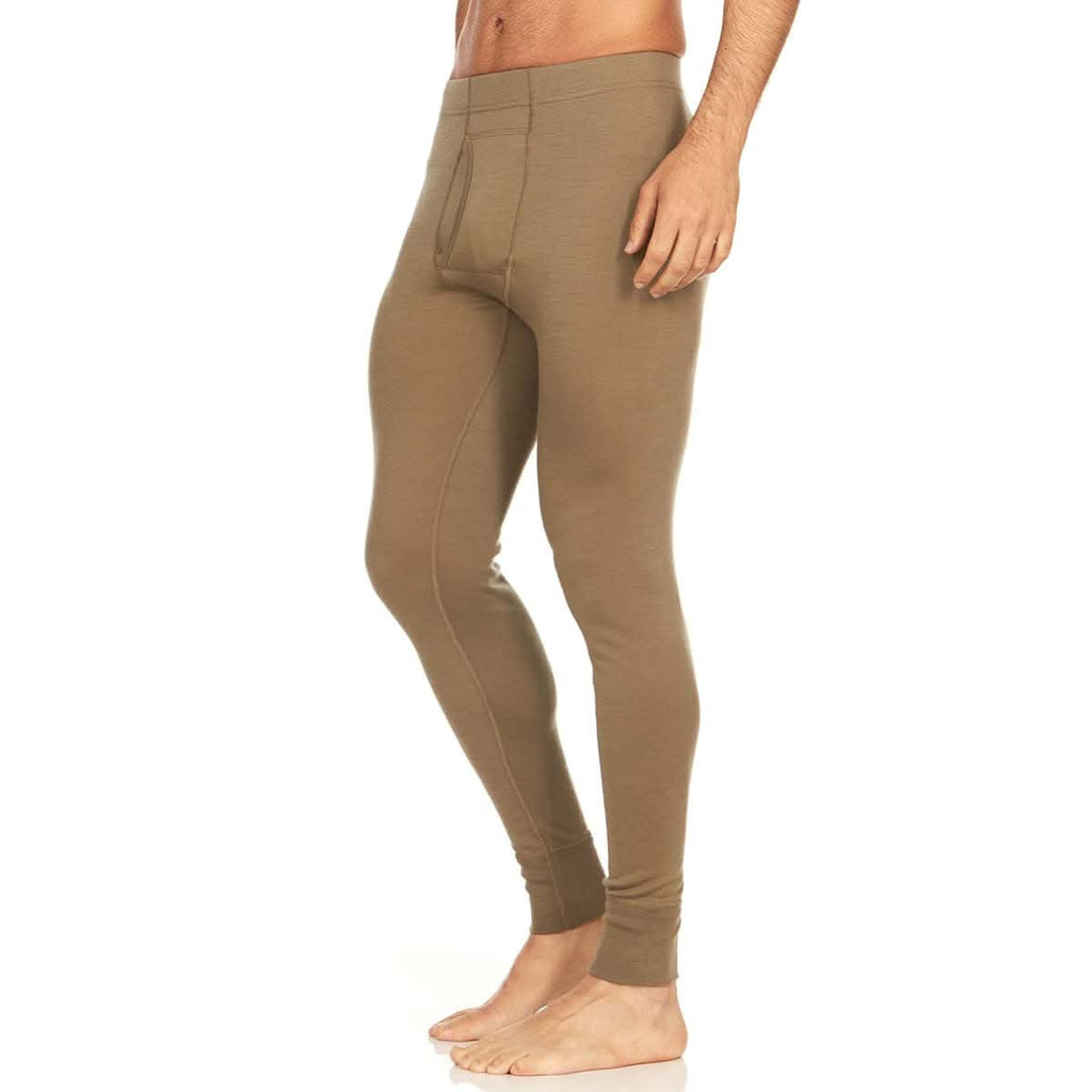Men's Midweight 100% Merino Wool Thermal Base Layer Bottoms