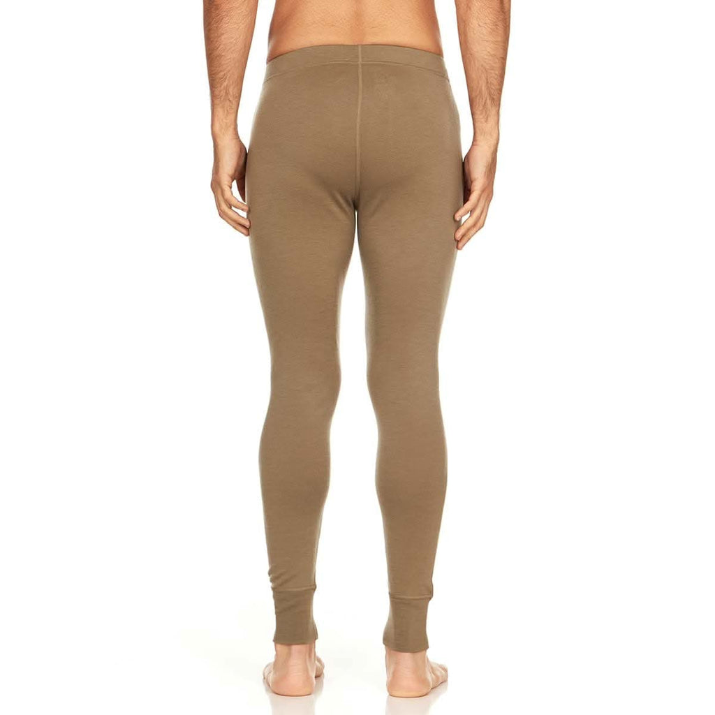 Men's Midweight 100% Merino Wool Thermal Base Layer Bottoms