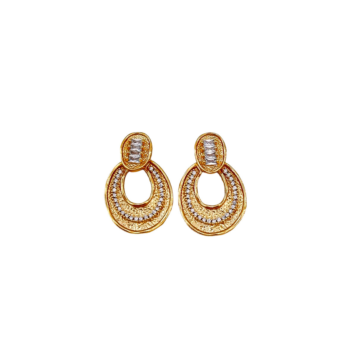 Exquisite, Cool-style Women's Minimalist Glazed Pentagram Earrings