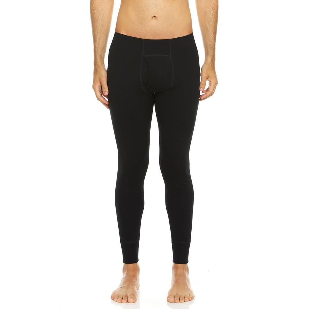 Men's Heavyweight Merino Wool Thermal Bottoms - Fitted Base Layer
