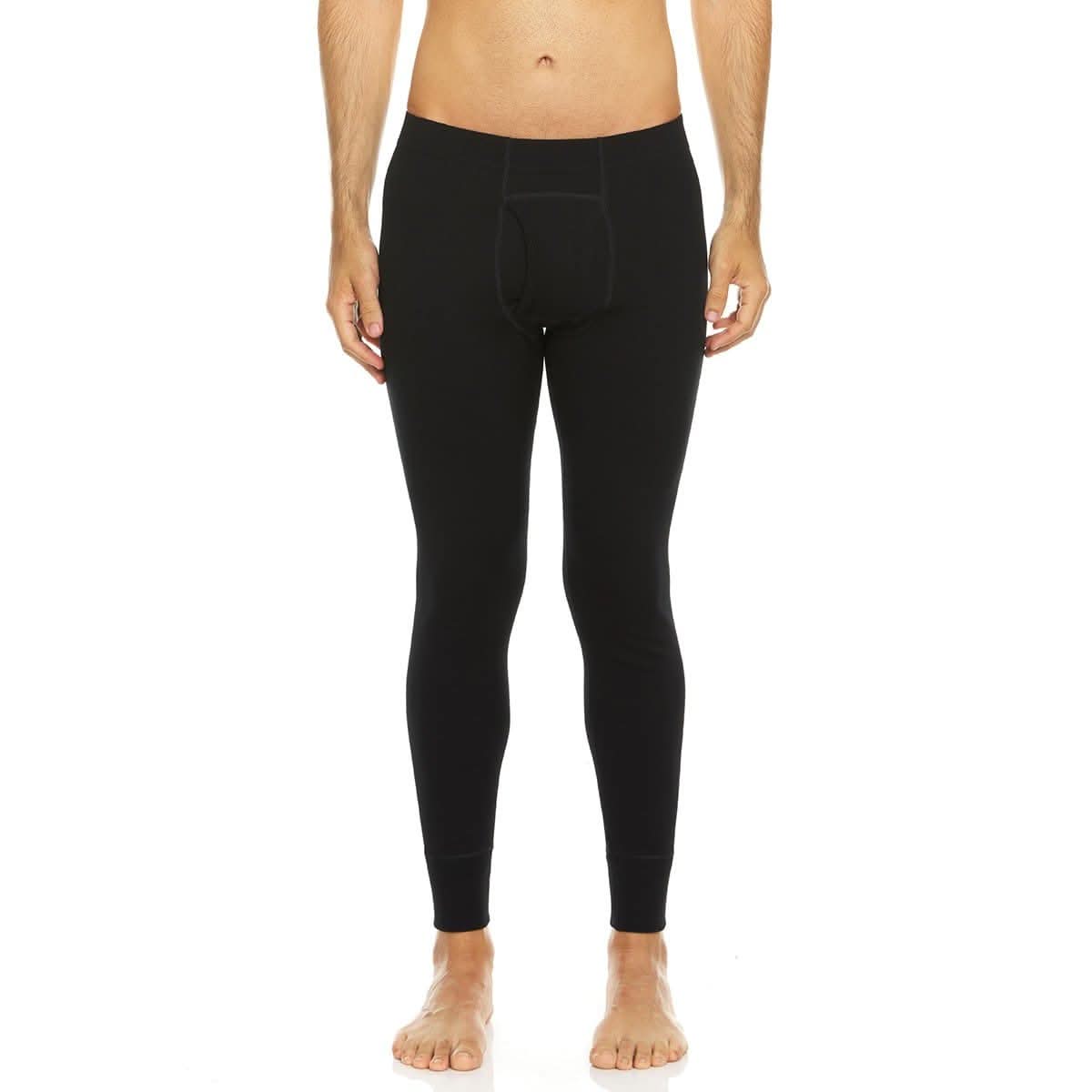 Men's Heavyweight Merino Wool Thermal Bottoms - Fitted Base Layer