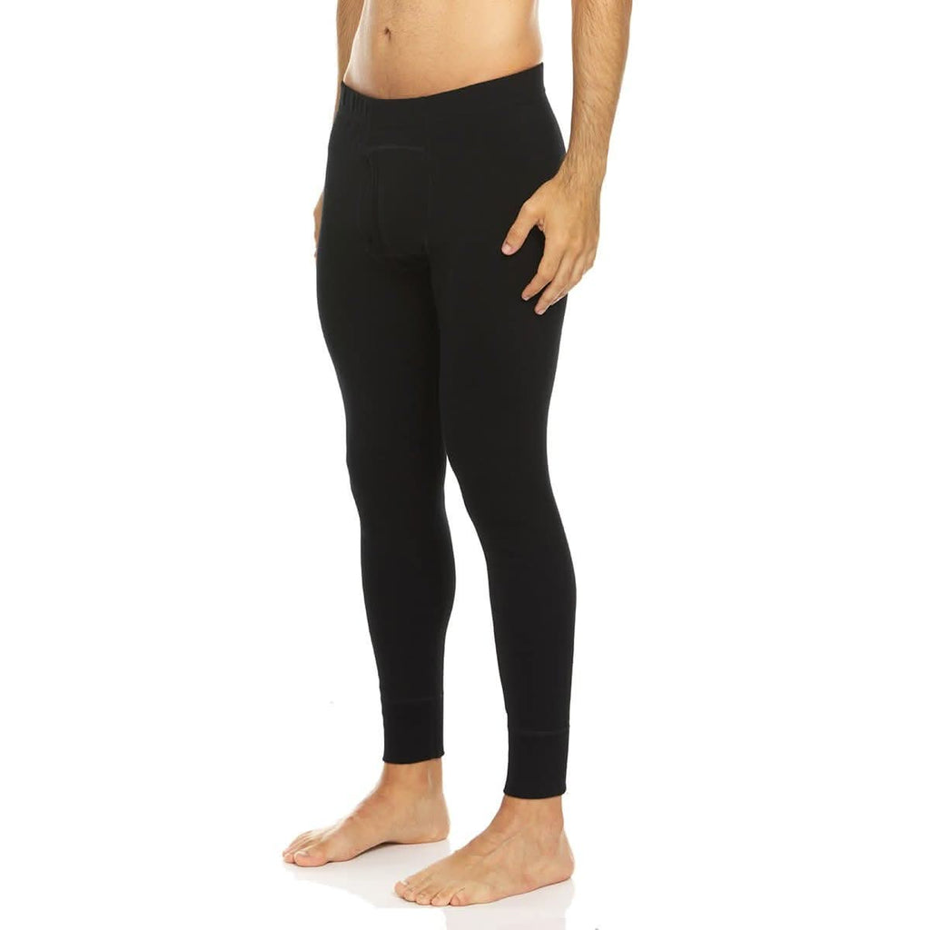 Men's Heavyweight Merino Wool Thermal Bottoms - Fitted Base Layer