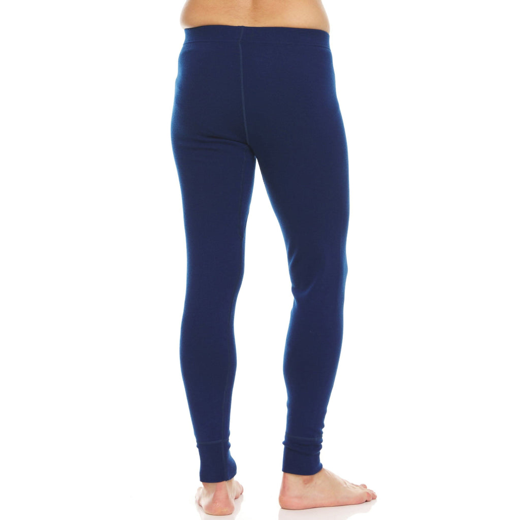 Men's Heavyweight Merino Wool Thermal Bottoms - Fitted Base Layer