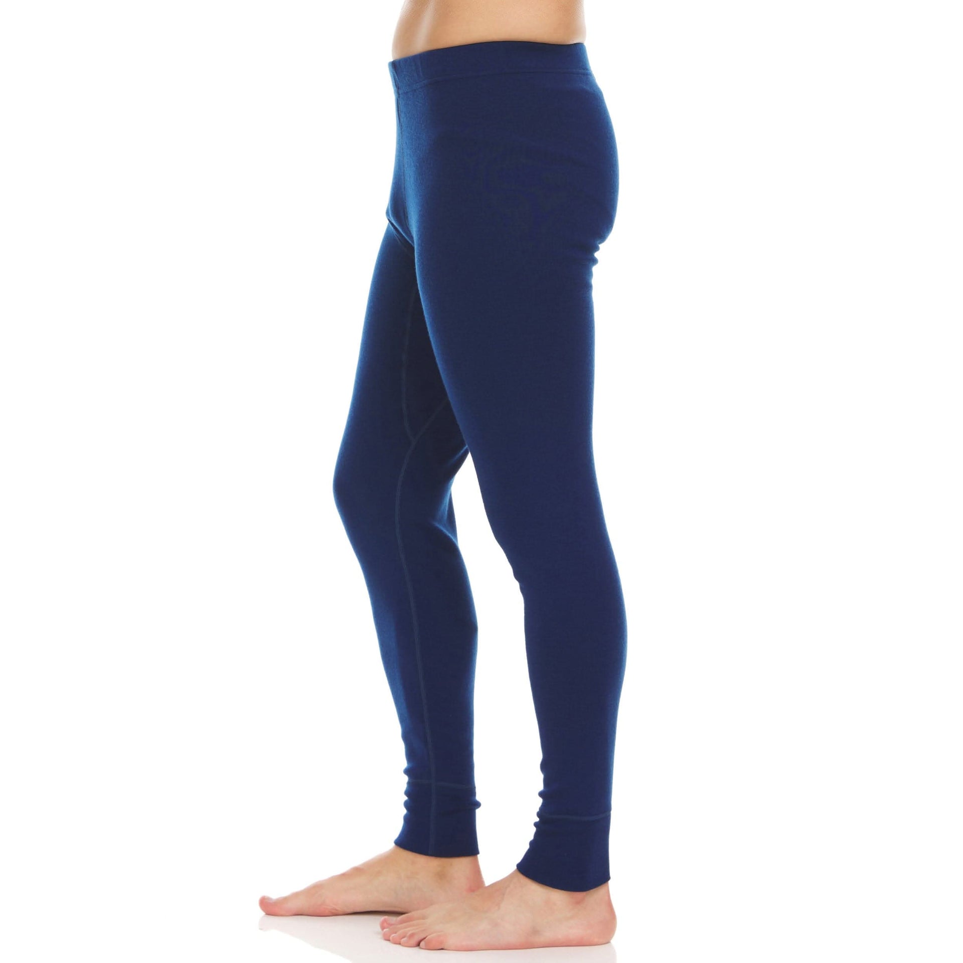 Men's Heavyweight Merino Wool Thermal Bottoms - Fitted Base Layer
