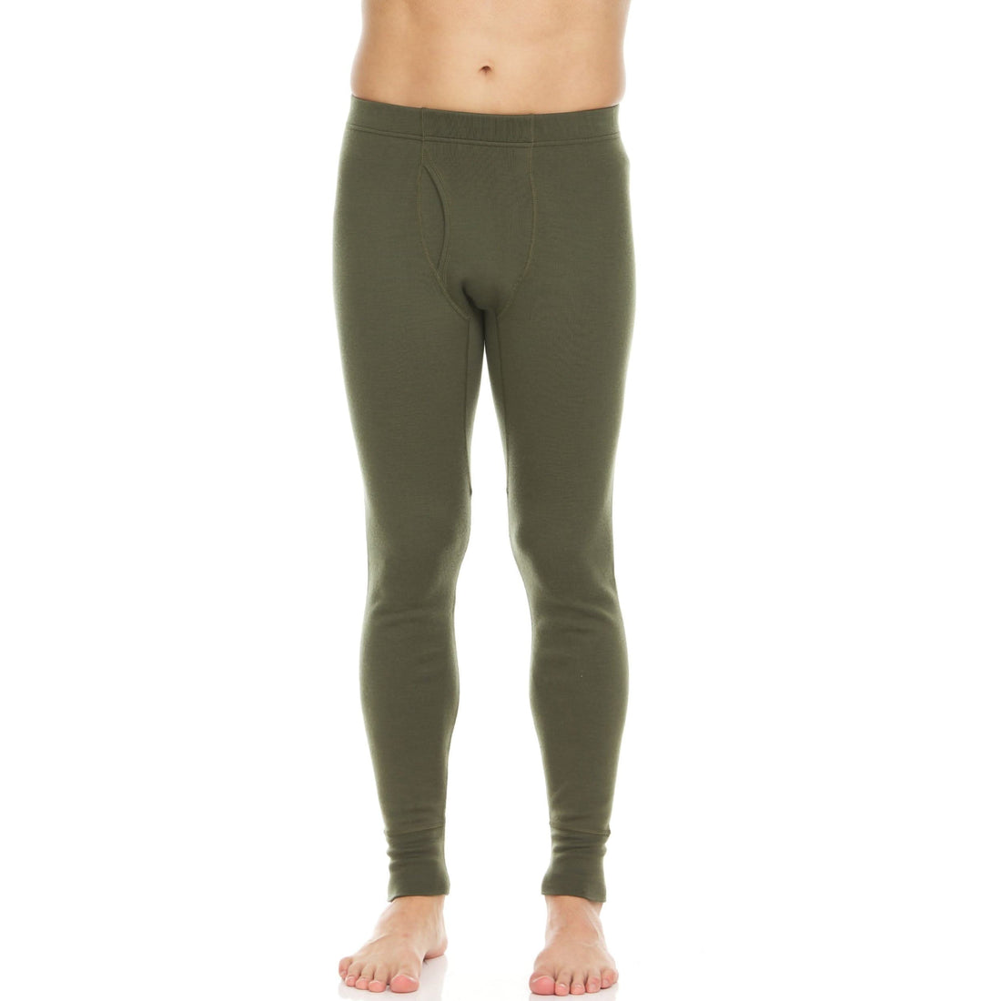 Men's Heavyweight Merino Wool Thermal Bottoms - Fitted Base Layer