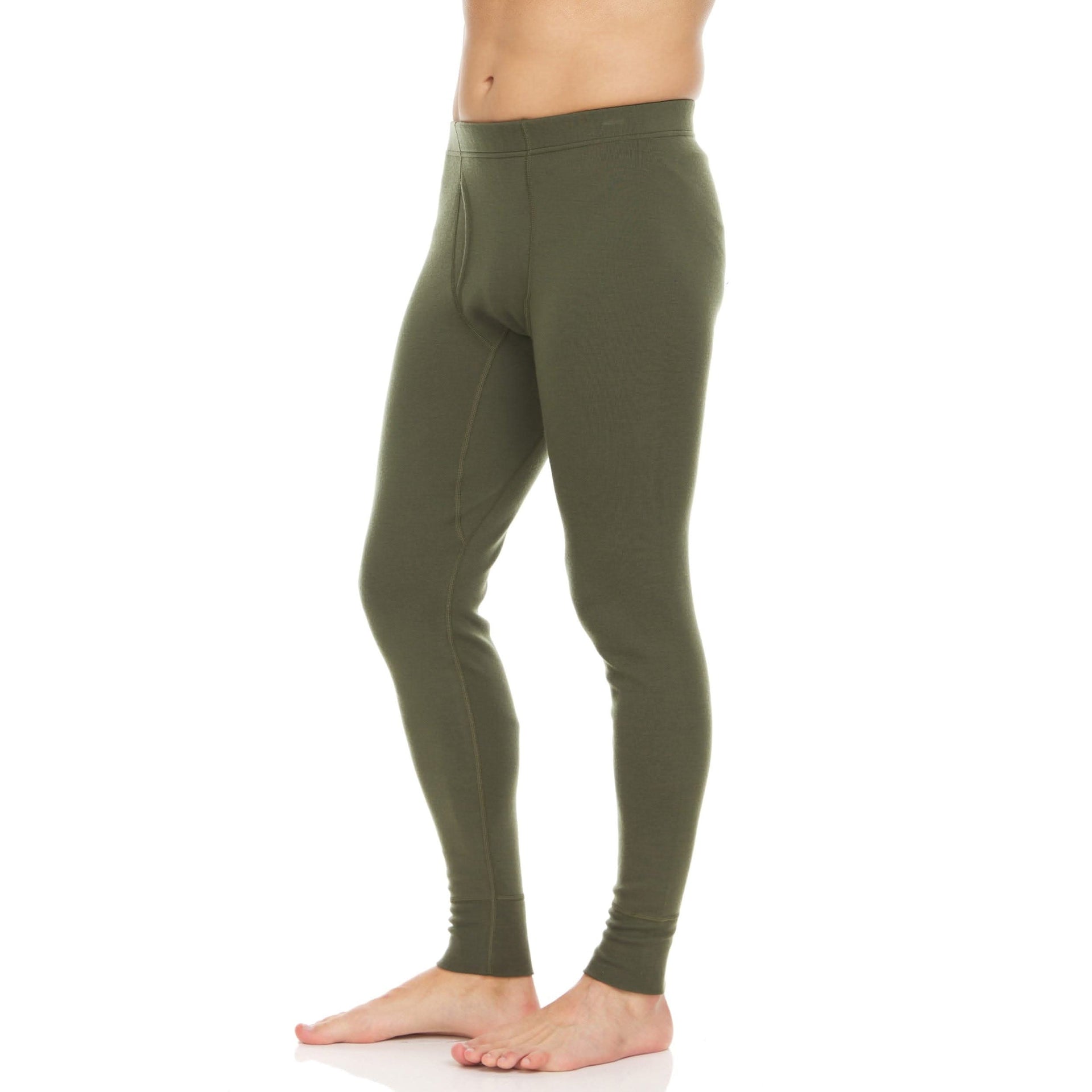 Men's Heavyweight Merino Wool Thermal Bottoms - Fitted Base Layer