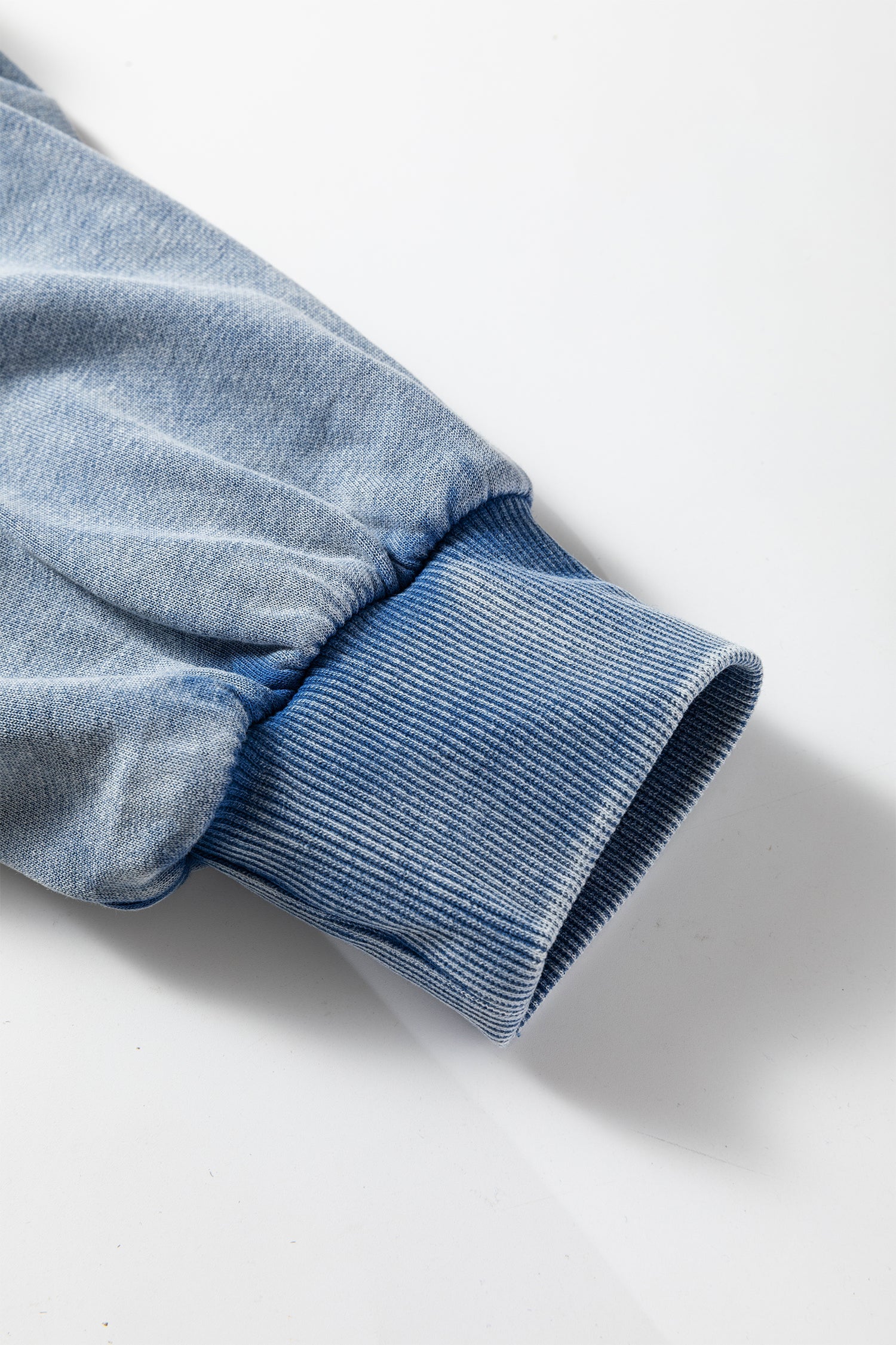 Black Half Zip Kangaroo Pocket Mineral Wash Baggy Hoodie