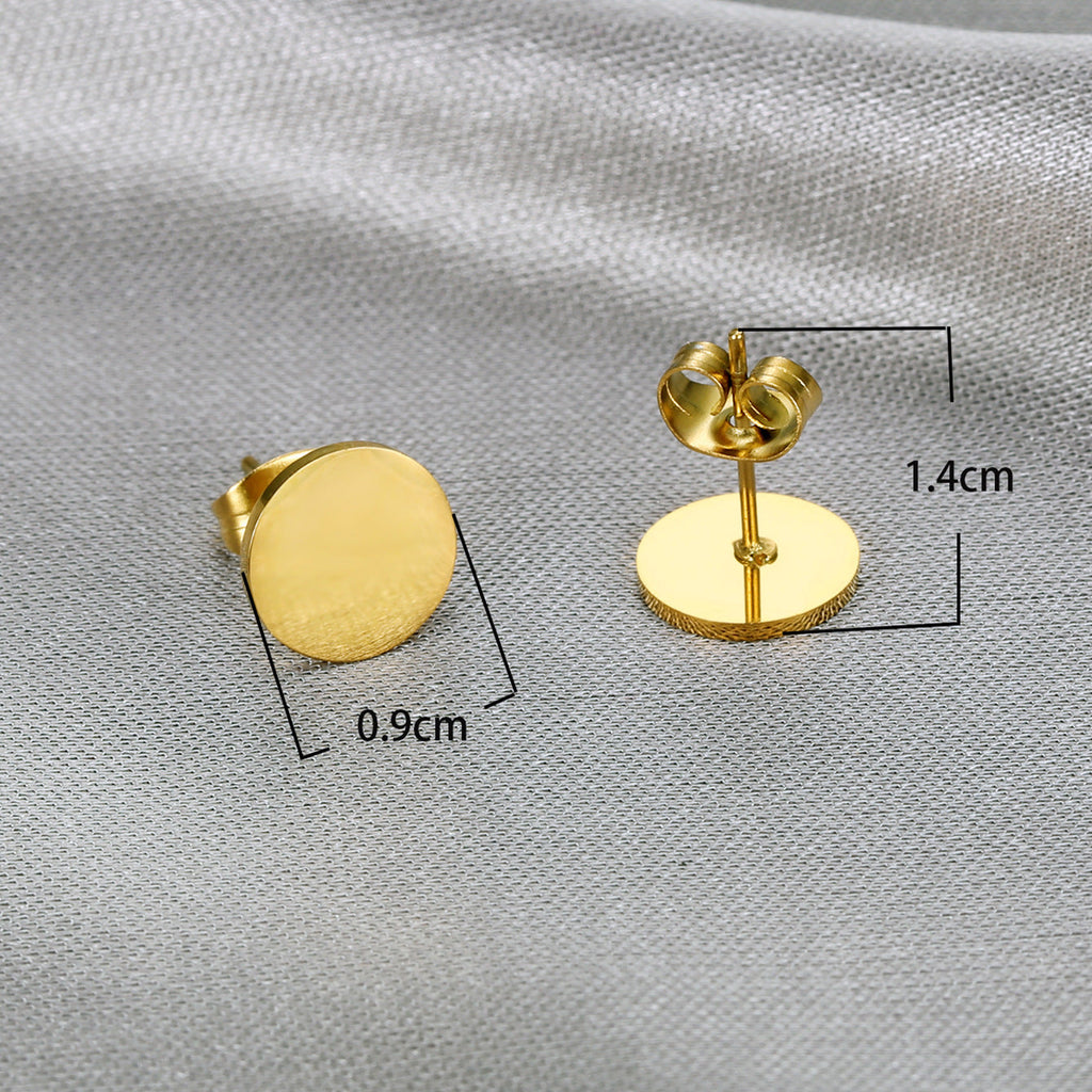 Sleek And Elegant Titanium Steel Trendy Earrings For Women