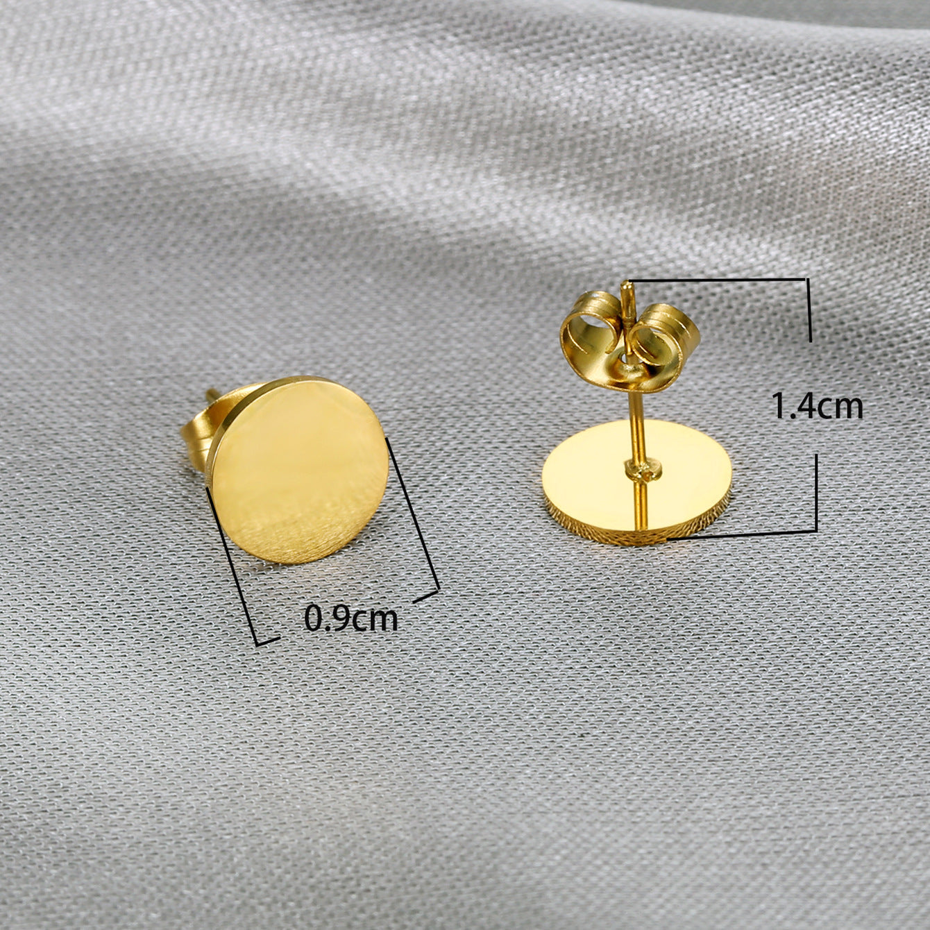Sleek And Elegant Titanium Steel Trendy Earrings For Women