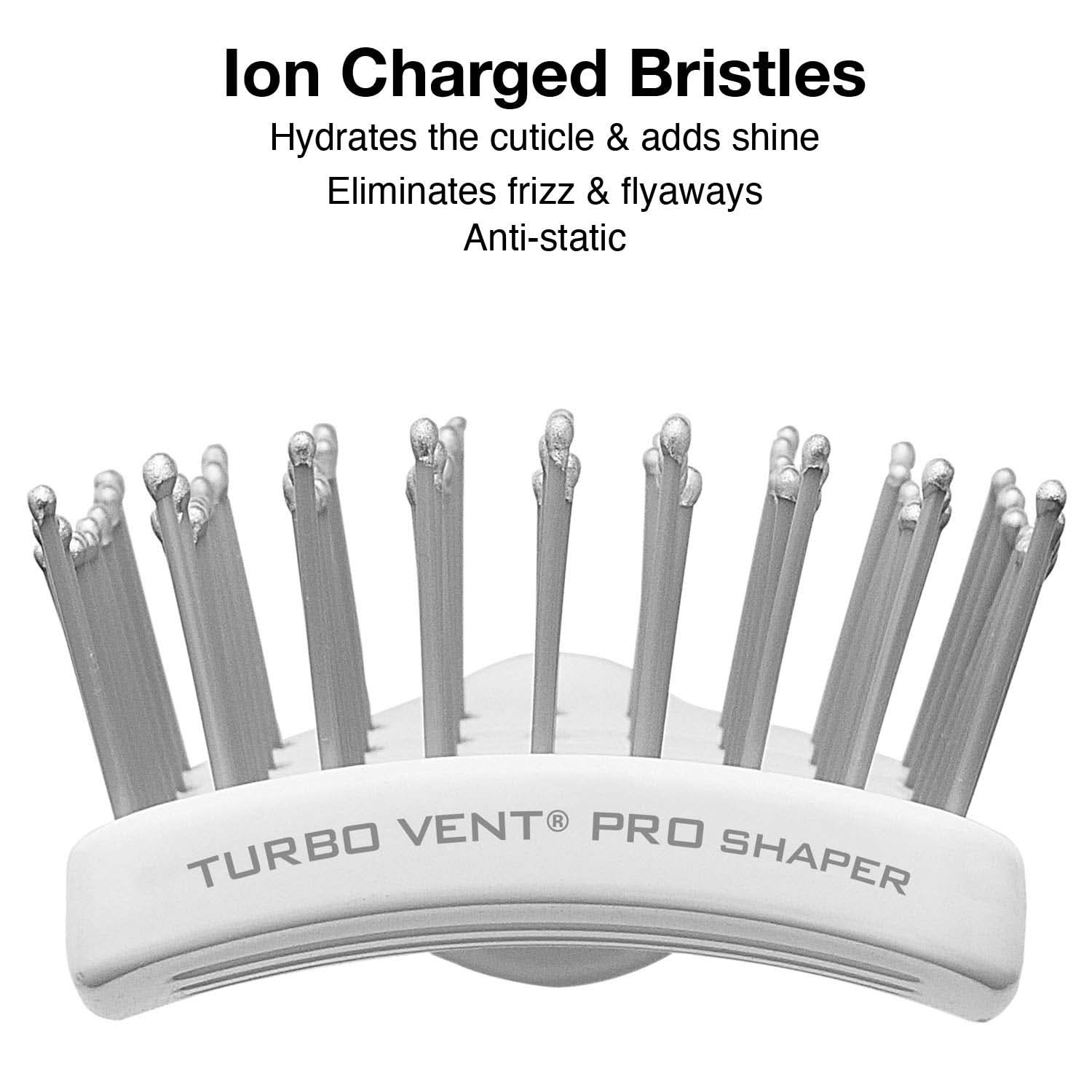 Ceramic + Ion Turbo Vent Pro Hair Brush 2 1/2 Inch Styling Tool