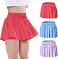 EXARUS Girls Butterfly Shorts Flowy Dance Skirt Cheer Skorts Athletic Tween Clothes Teen Preppy Outfits Flutter Kids