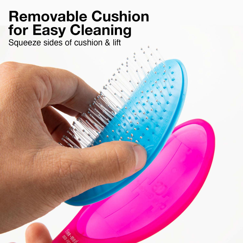 OG Detangler Brush OGD-M03 Pink - Boar & Nylon Bristle Brush