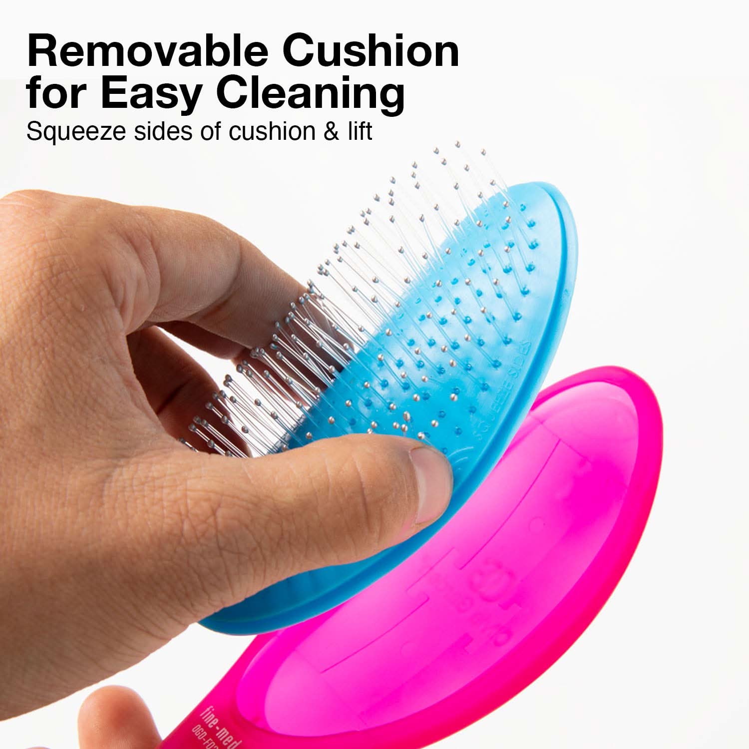 OG Detangler Brush OGD-M03 Pink - Boar & Nylon Bristle Brush